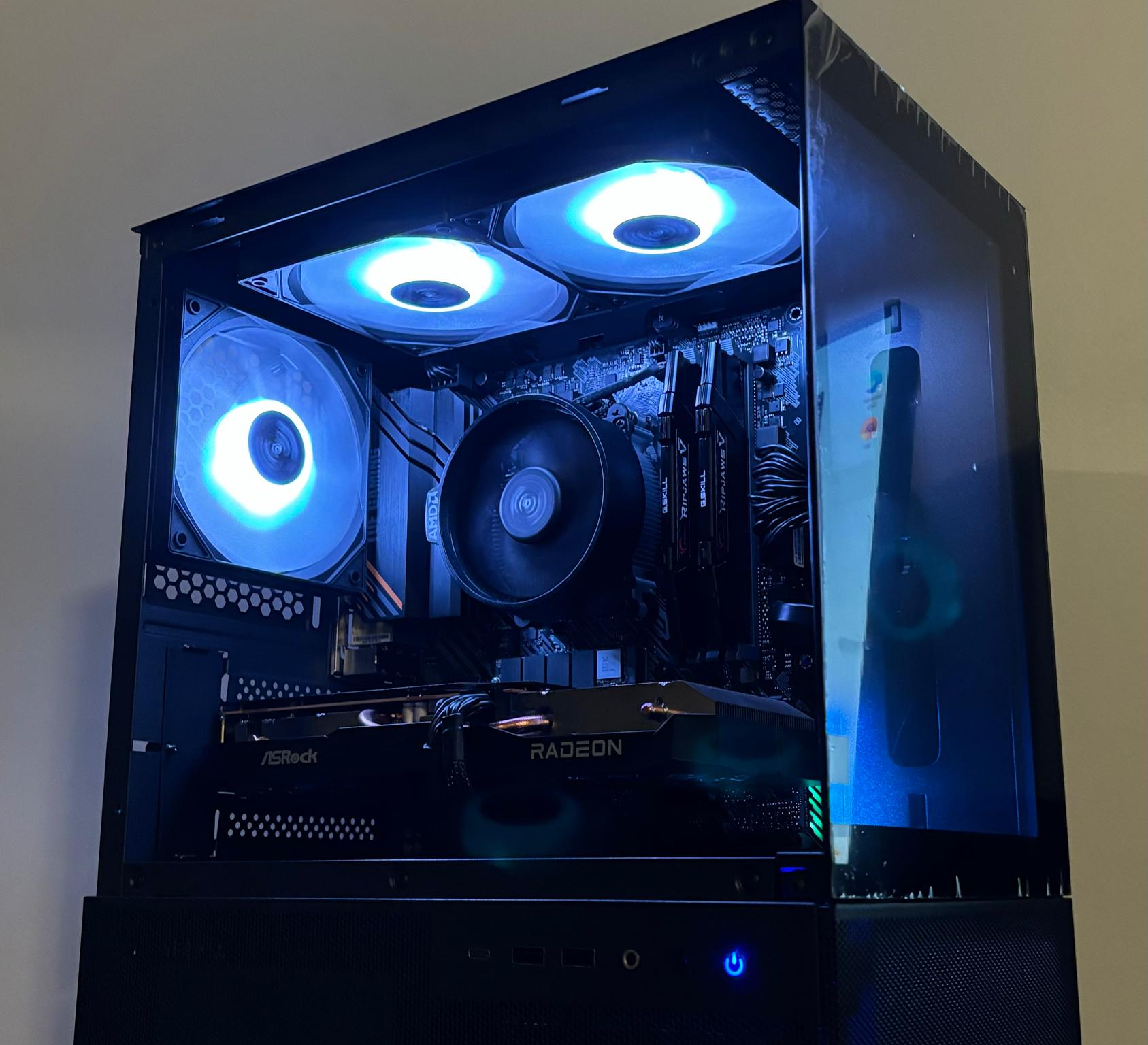 🐈‍⬛ BUILD 007 🐈‍⬛ MAXIMUM PERFORMANCE 1080P GAMING PC | RX 6600, RYZEN 5 5600X