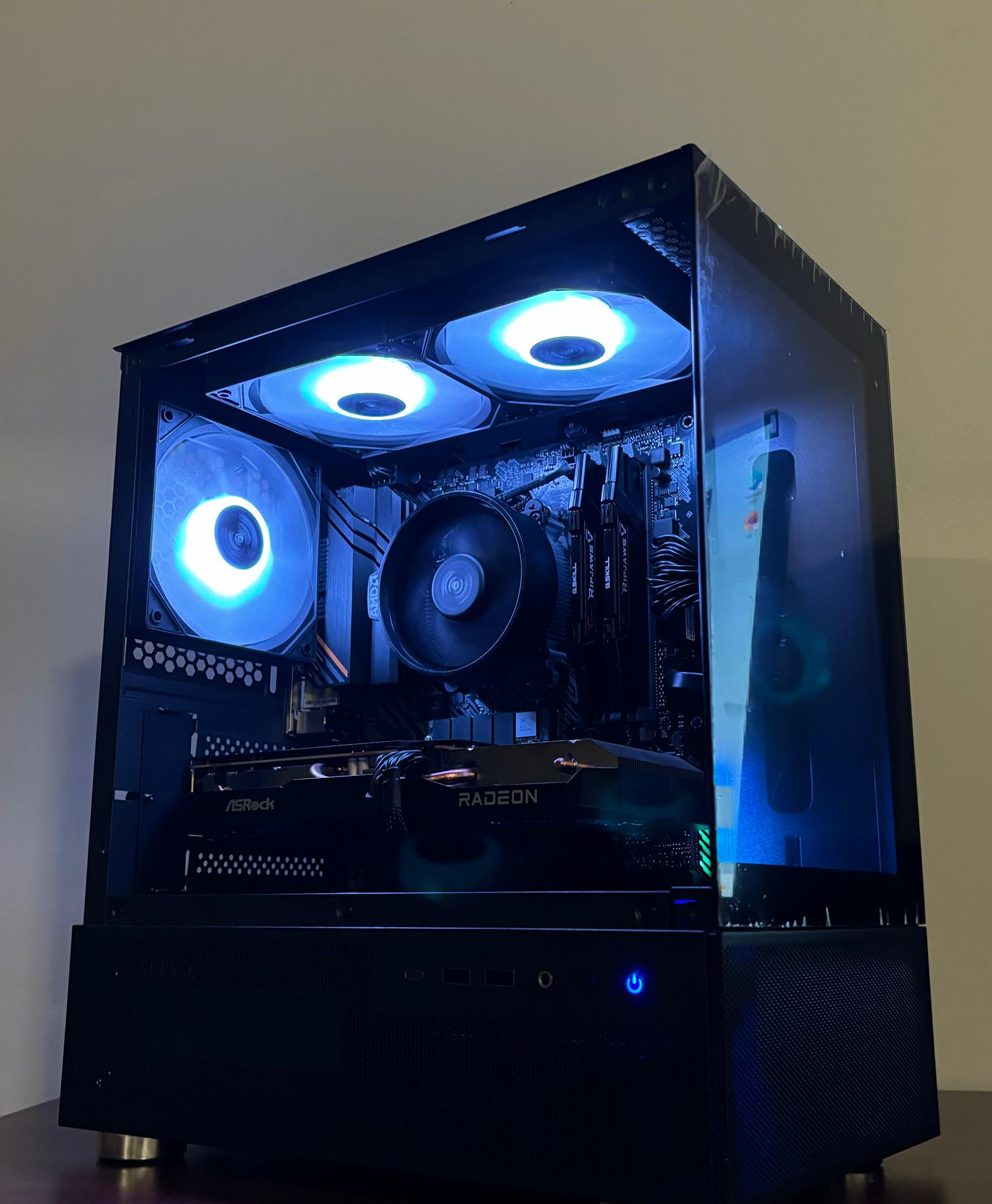 🐈‍⬛ BUILD 007 🐈‍⬛ MAXIMUM PERFORMANCE 1080P GAMING PC | RX 6600, RYZEN 5 5600X