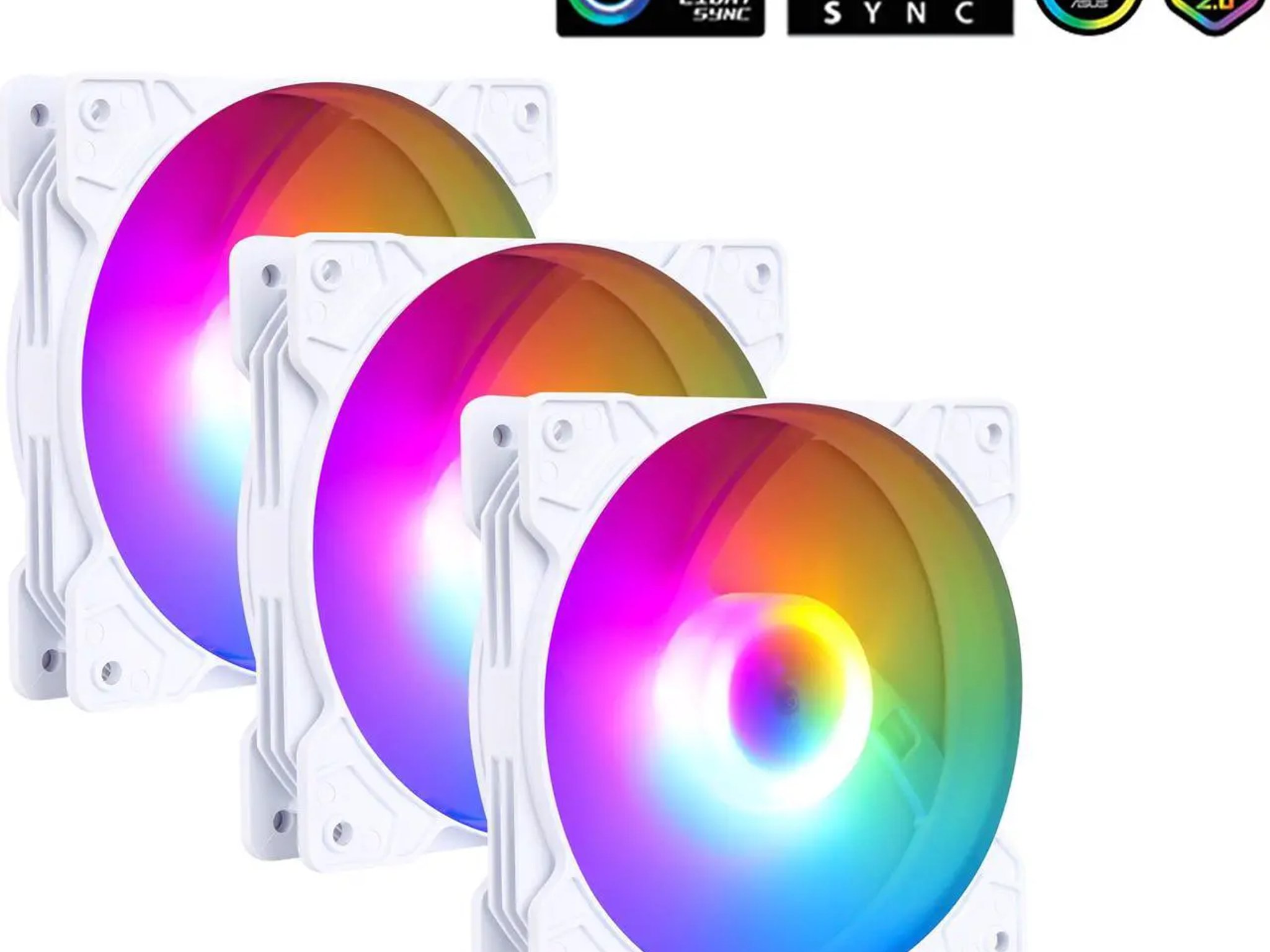 💨 SAMA BLW 3-in-1 ARGB PC Case Fans | 120mm | Fan Hub Included