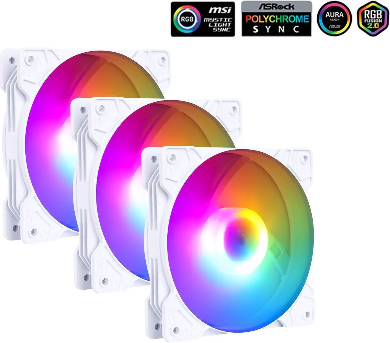💨 SAMA BLW 3-in-1 ARGB PC Case Fans | 120mm | Fan Hub Included
