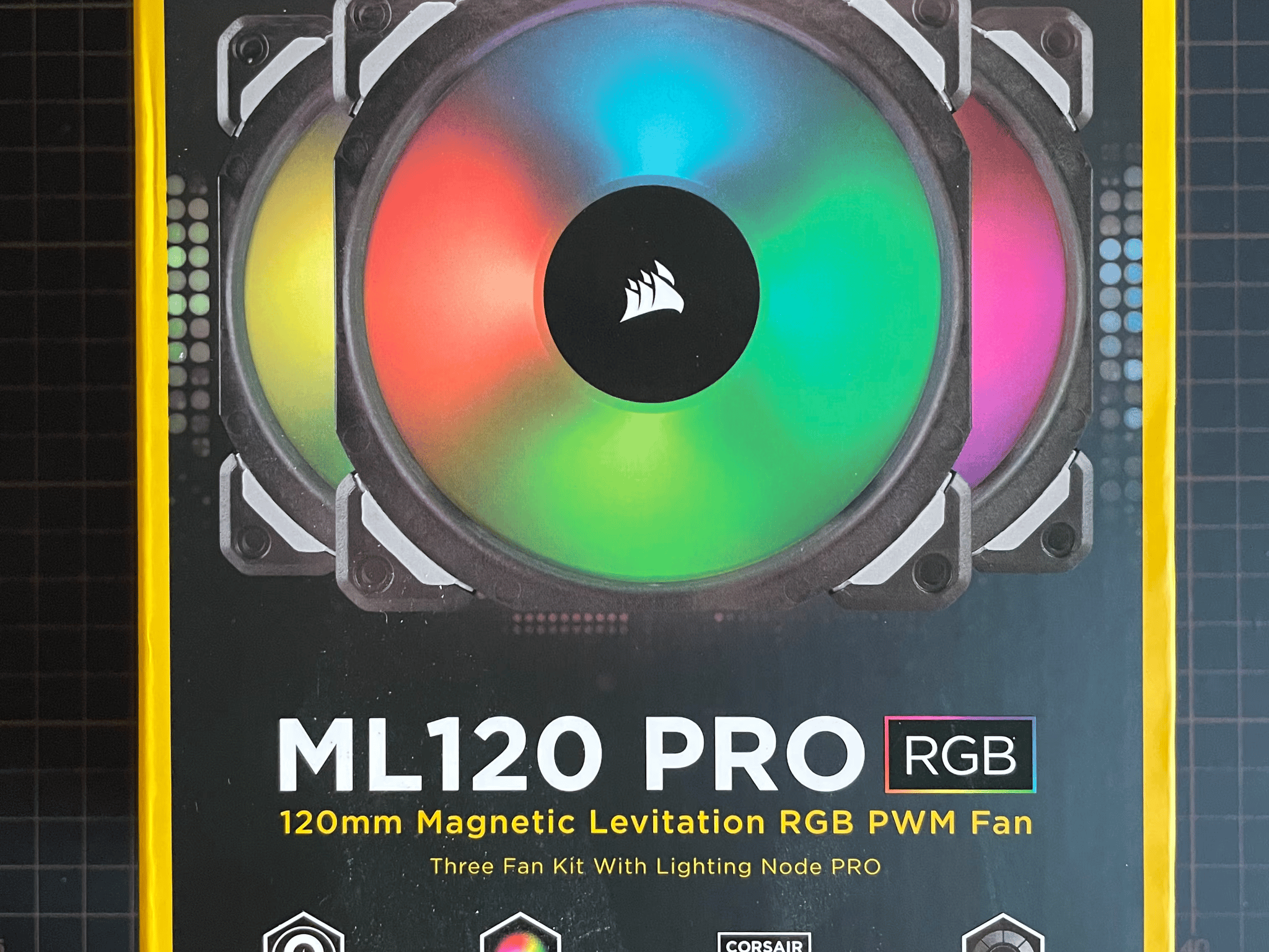 BNIB Corsair ML120 Pro RGB Fans 3-pack