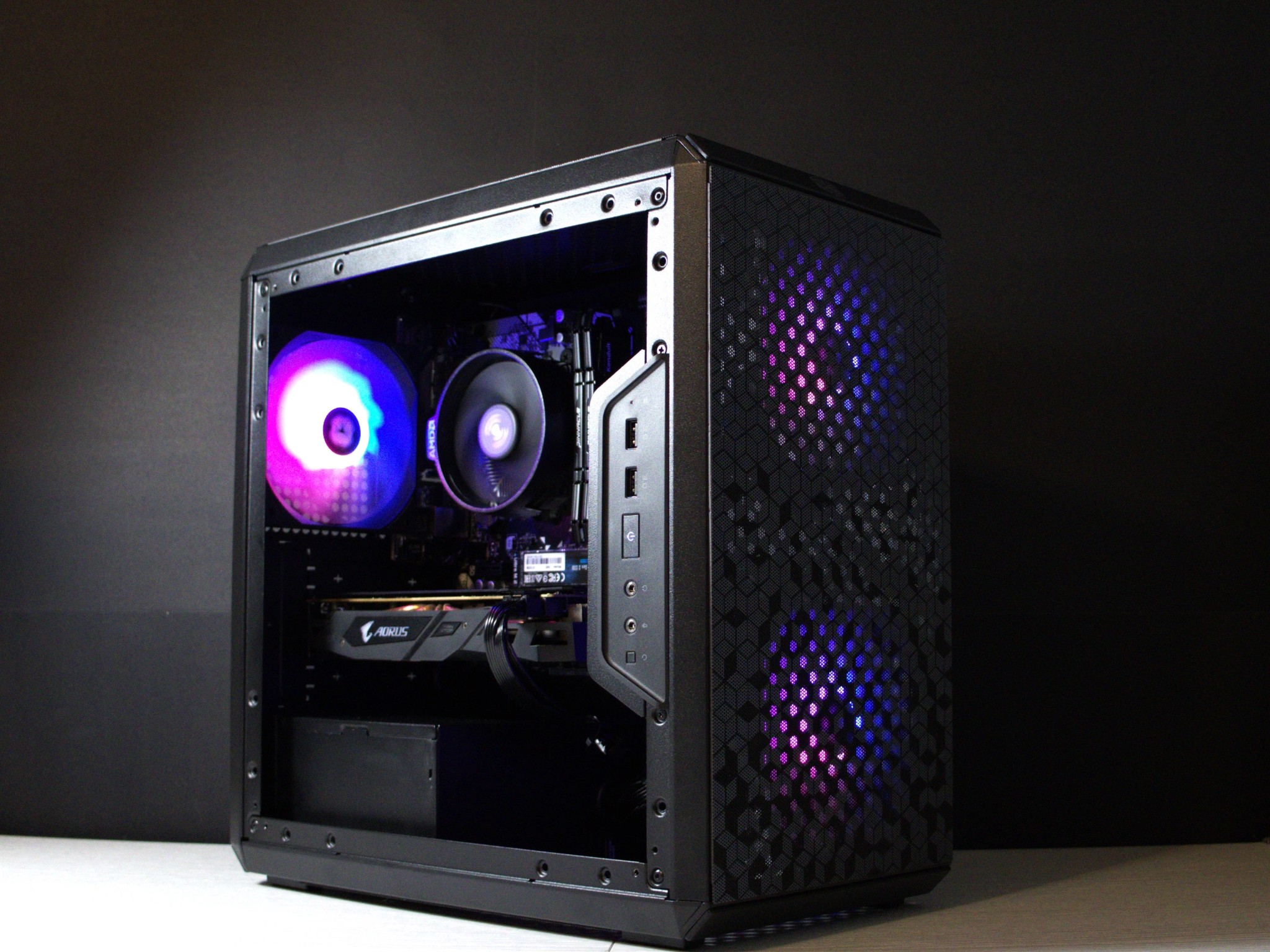 👽DARK HOLE👽 Gaming PC | AMD Ryzen 5 3600 | 16GB | RX 580 8GB | 512GB SSD | Win11 | Wi-Fi