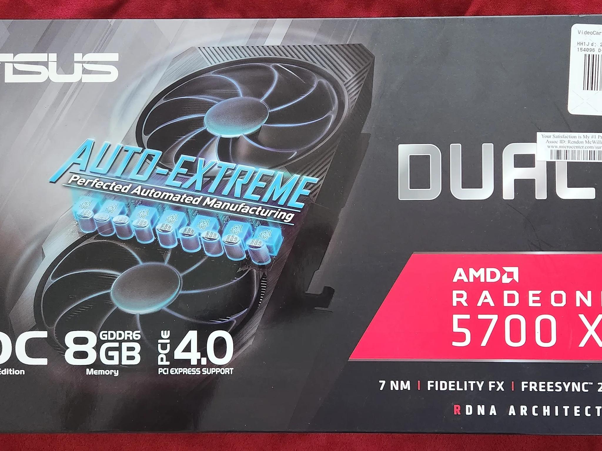 Asus Dual 5700xt Used Good 1080p / 1440p Gamer