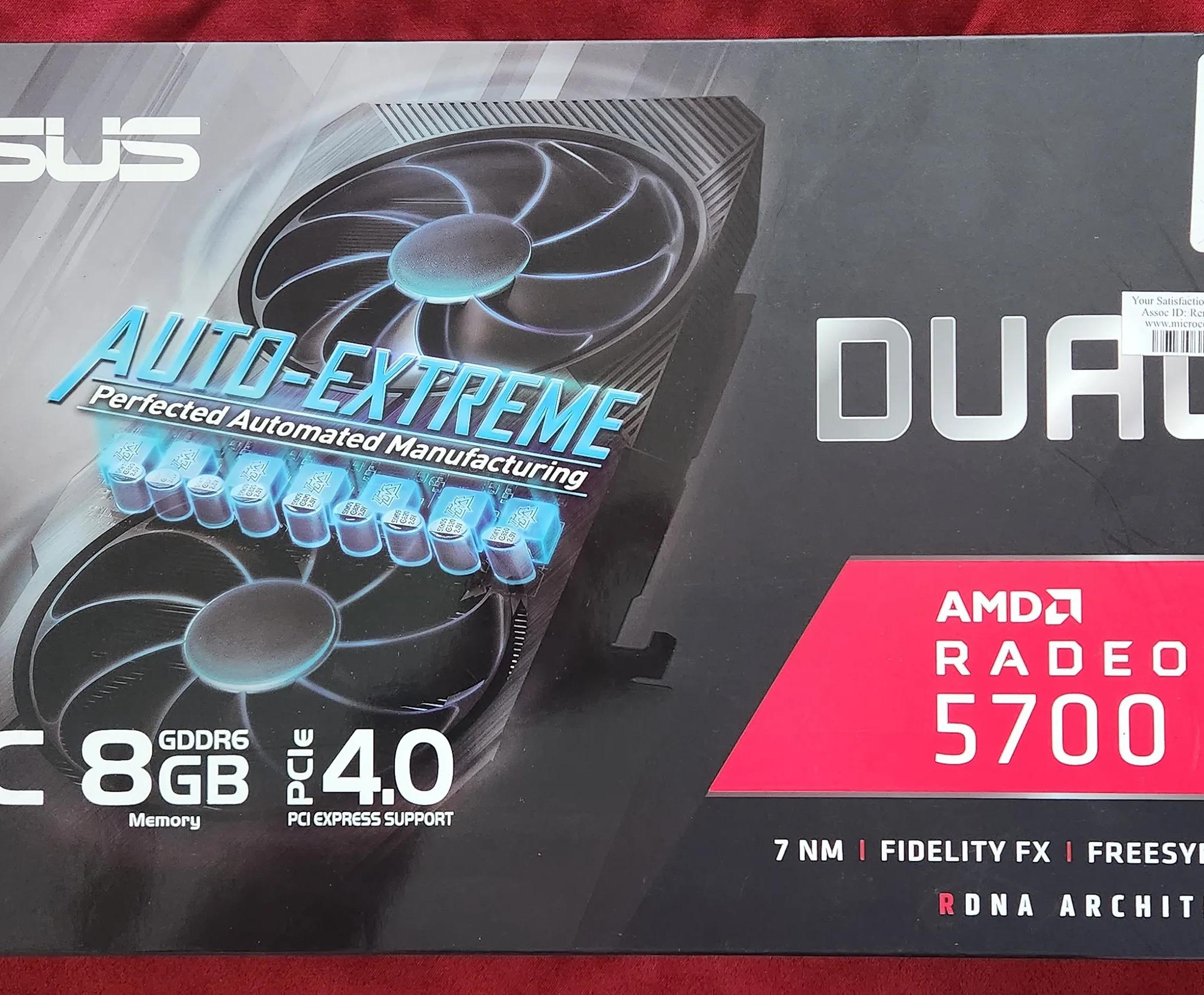 Asus Dual 5700xt Used Good 1080p / 1440p Gamer