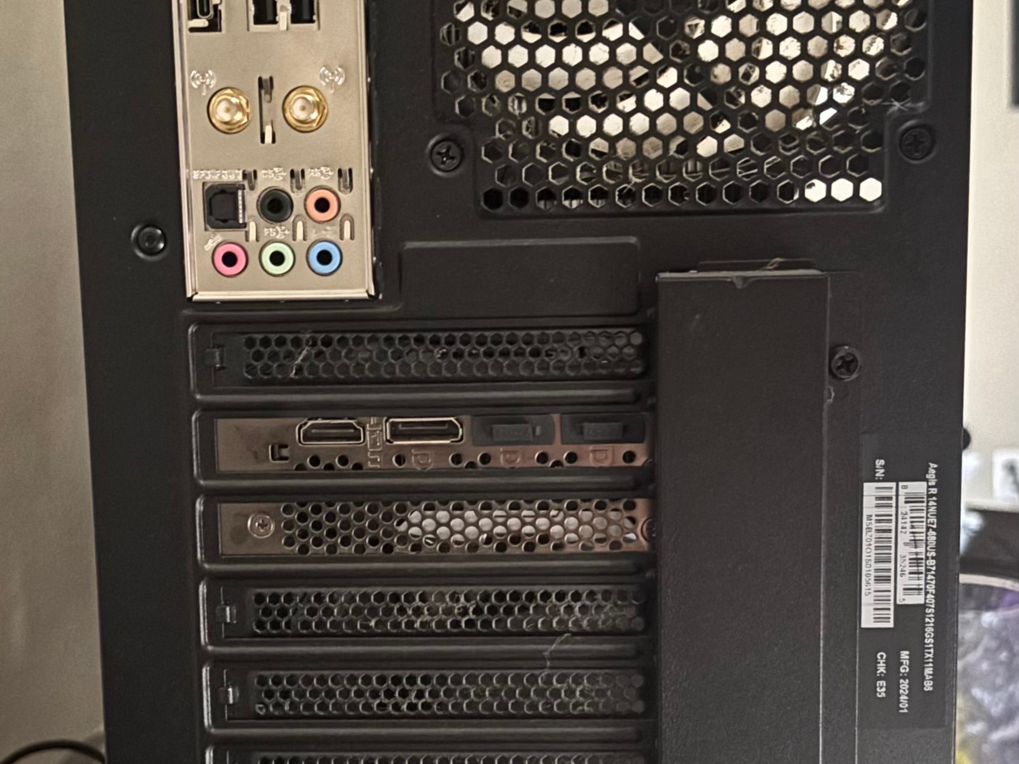 GeForce RTX 4070 Super Custom Gaming PC - Core i7-14700, 32GB RAM, 2TB NVMe SSD