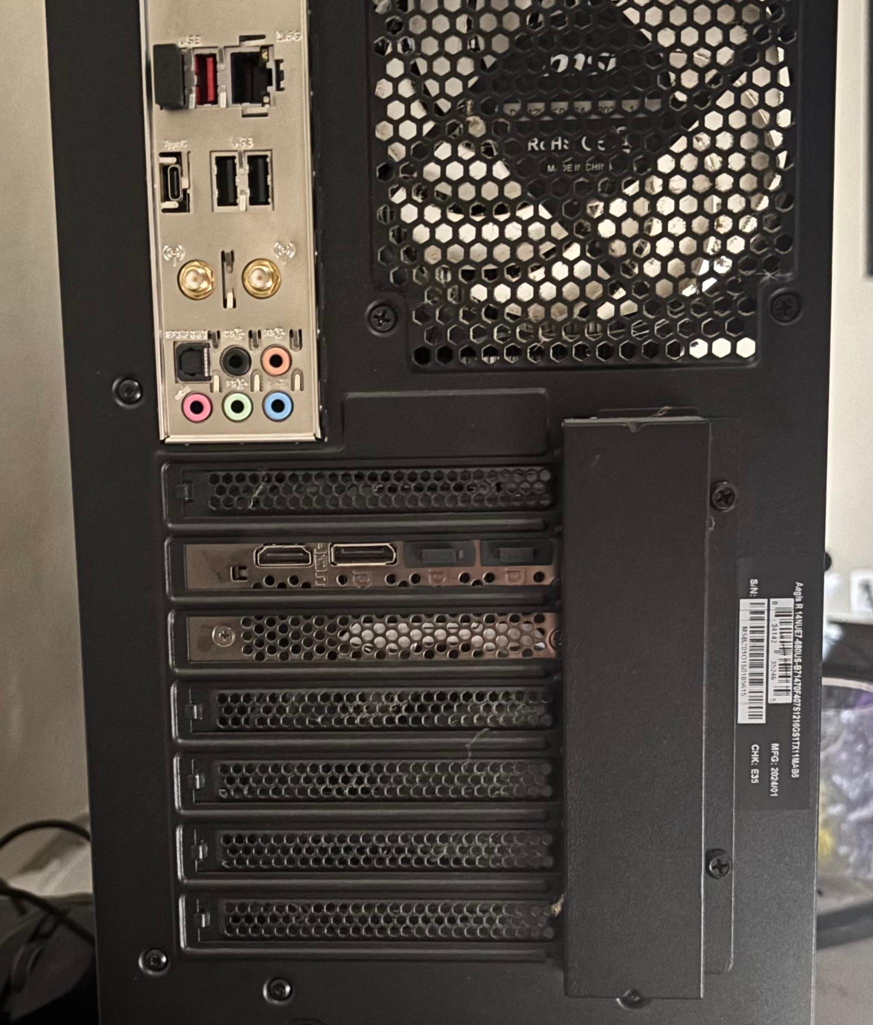 GeForce RTX 4070 Super Custom Gaming PC - Core i7-14700, 32GB RAM, 2TB NVMe SSD