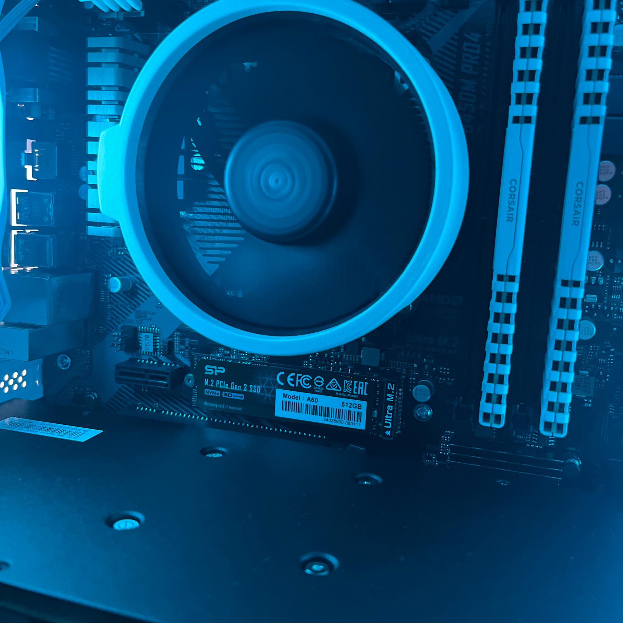 **FREE SHIPPING** CUSTOM GAMING PC | RYZEN 5 3600 | RX 580 8GB | RAM DDR4 16GB | 512 SSD