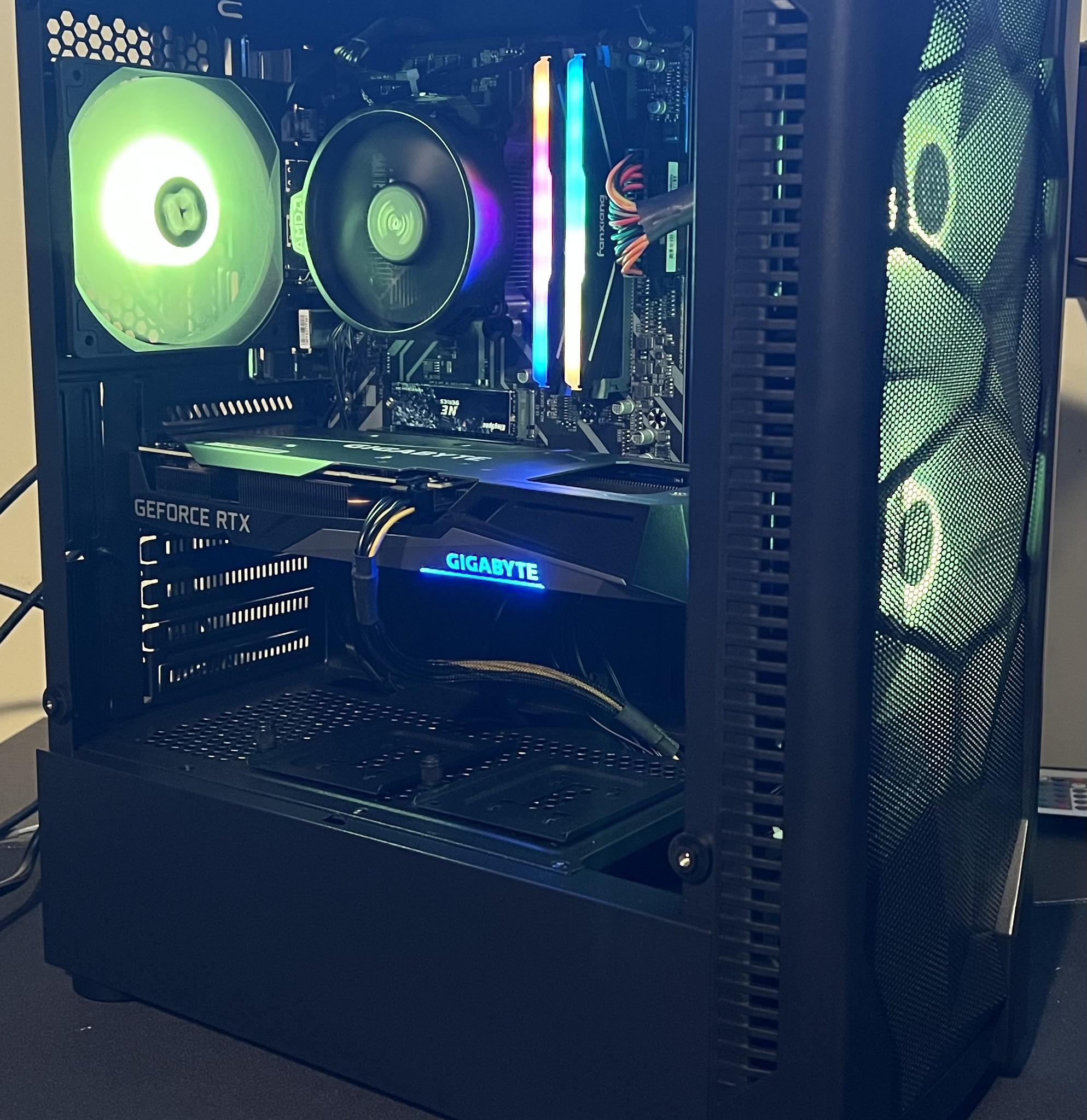 Budget Ryzen 5 4500 1 TB  SSD NVME 16 GB DDR4 RTX 3060 12 GB - All new parts!