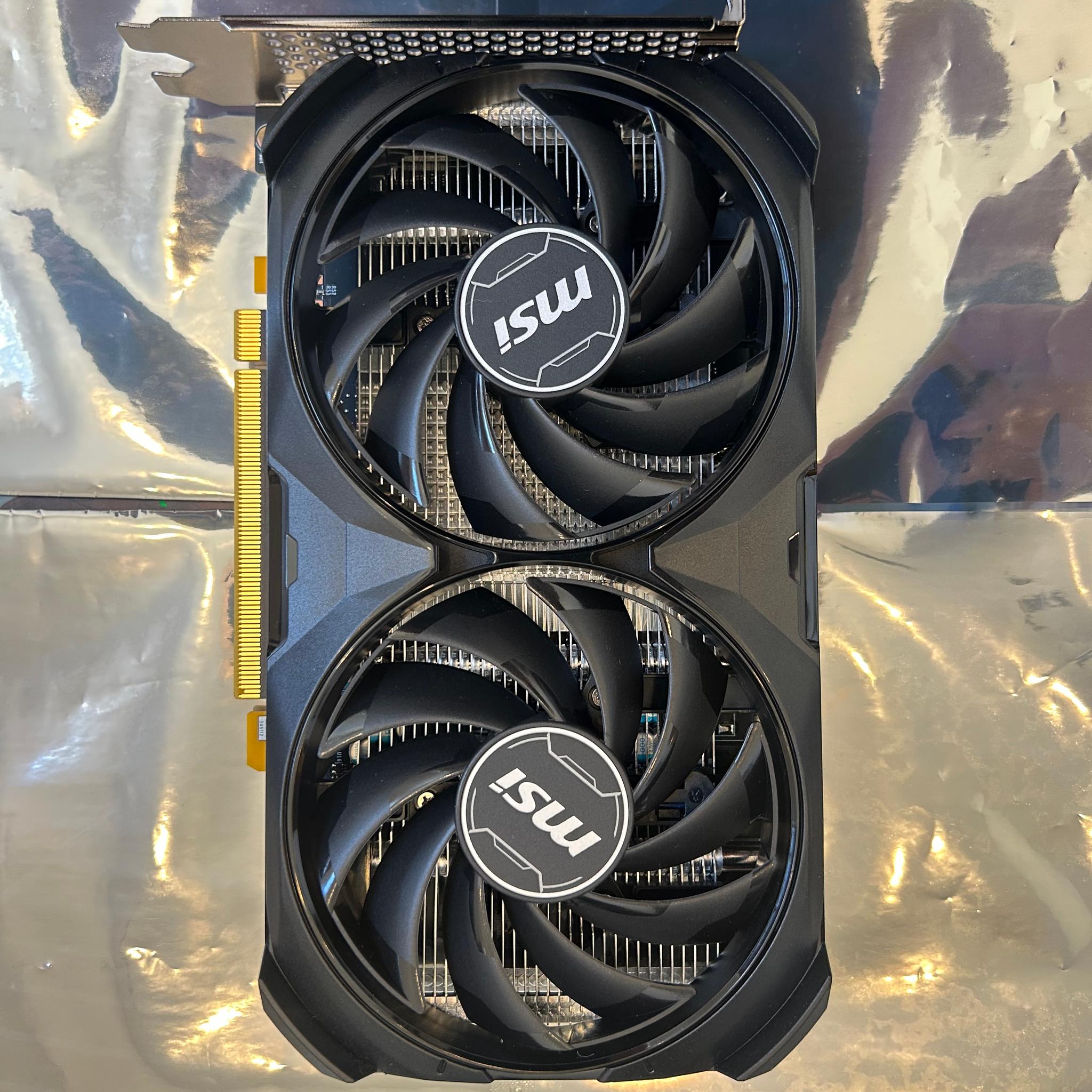 The MSI GeForce RTX 4060 Ti VENTUS 2X BLACK OC