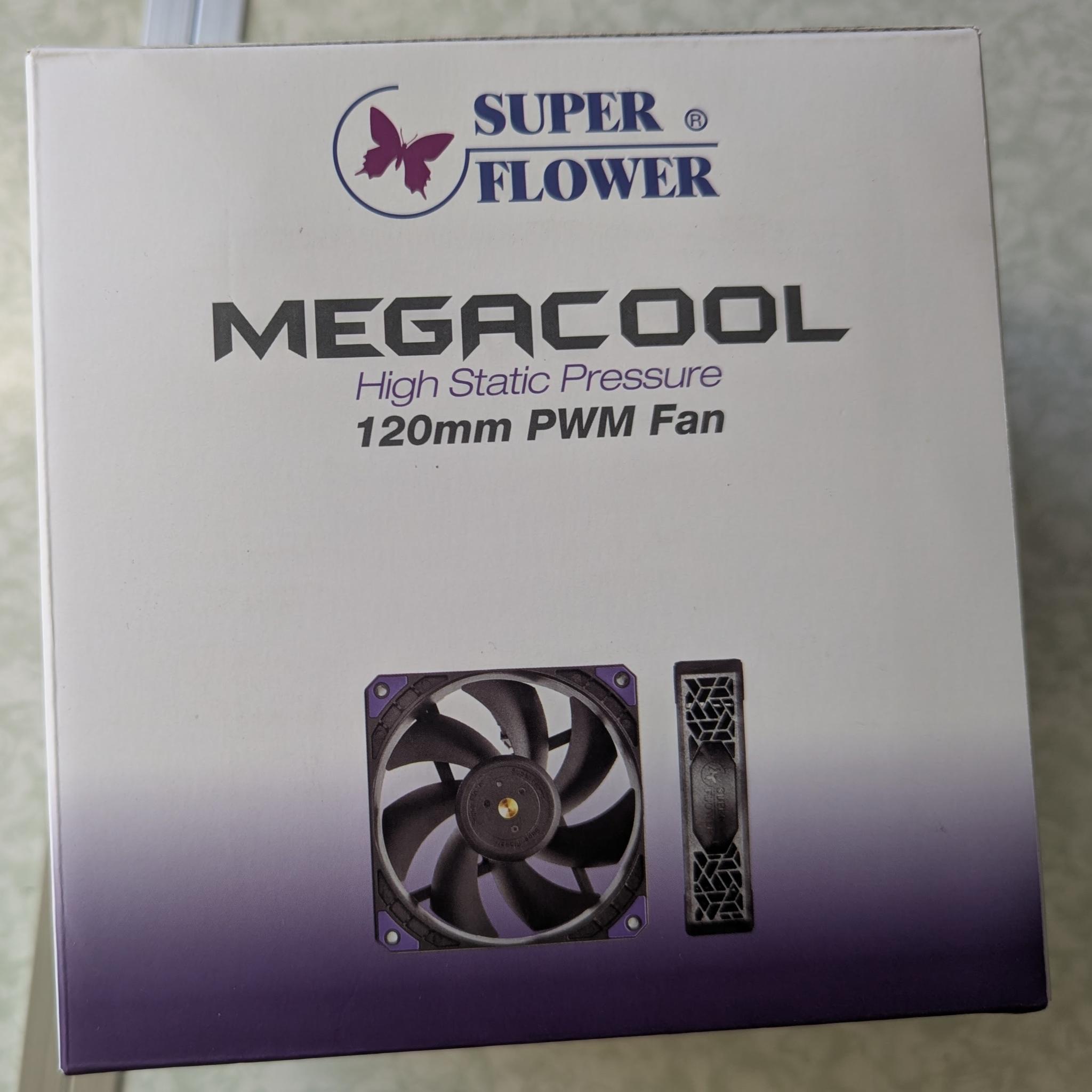 Super Flower MEGACOOL 120mm fan, Triple-Pack + Noctua NF-P12 + Thermalright TL-P9 92mm Case Fan