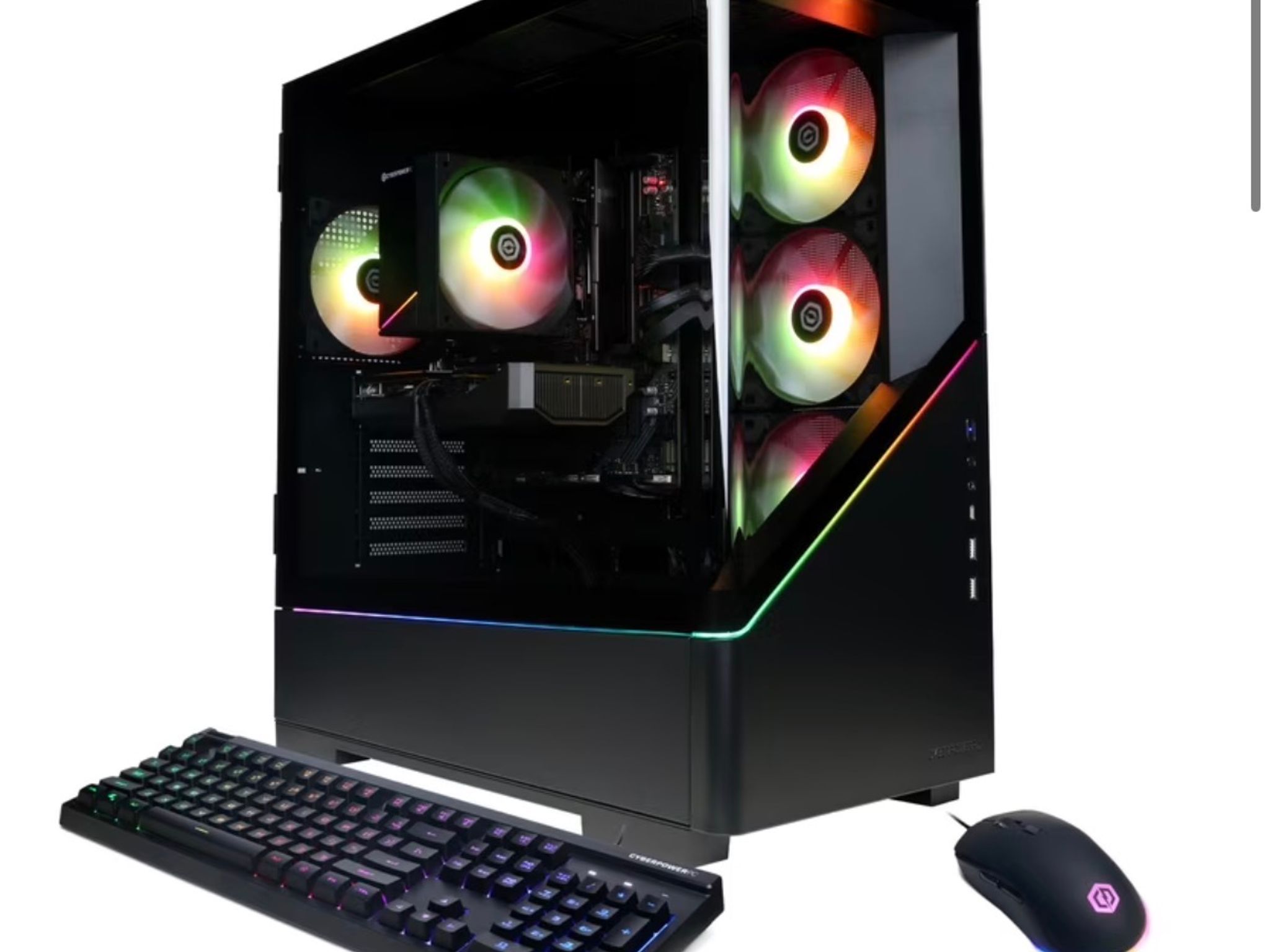 CyberPowerPC Ryzen 5 8400F RTX 5060 16GB DDR5 1TB NVMe SSD + KEYBOARD AND MOUSE NEW FREE ...