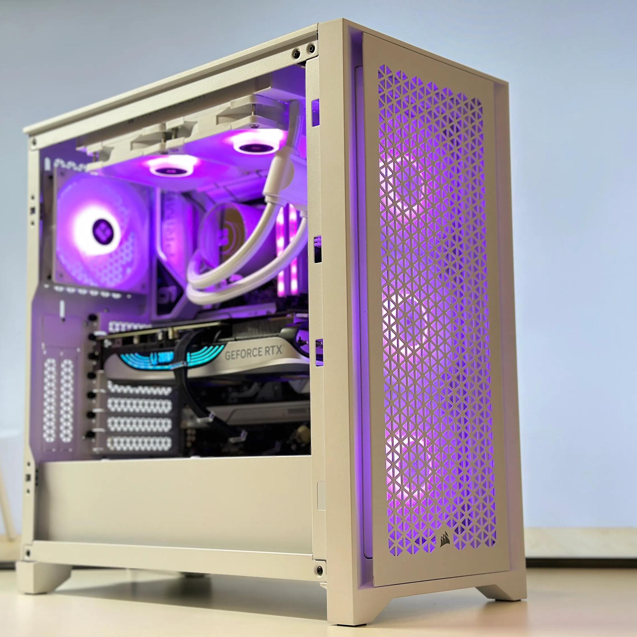 🧊🐎White Walker🐎🧊Nvidia RTX 4070 Ti❄️Intel i7 12700KF 12Cores❄️32GB DDR5 ❄️2TB SSD NVME