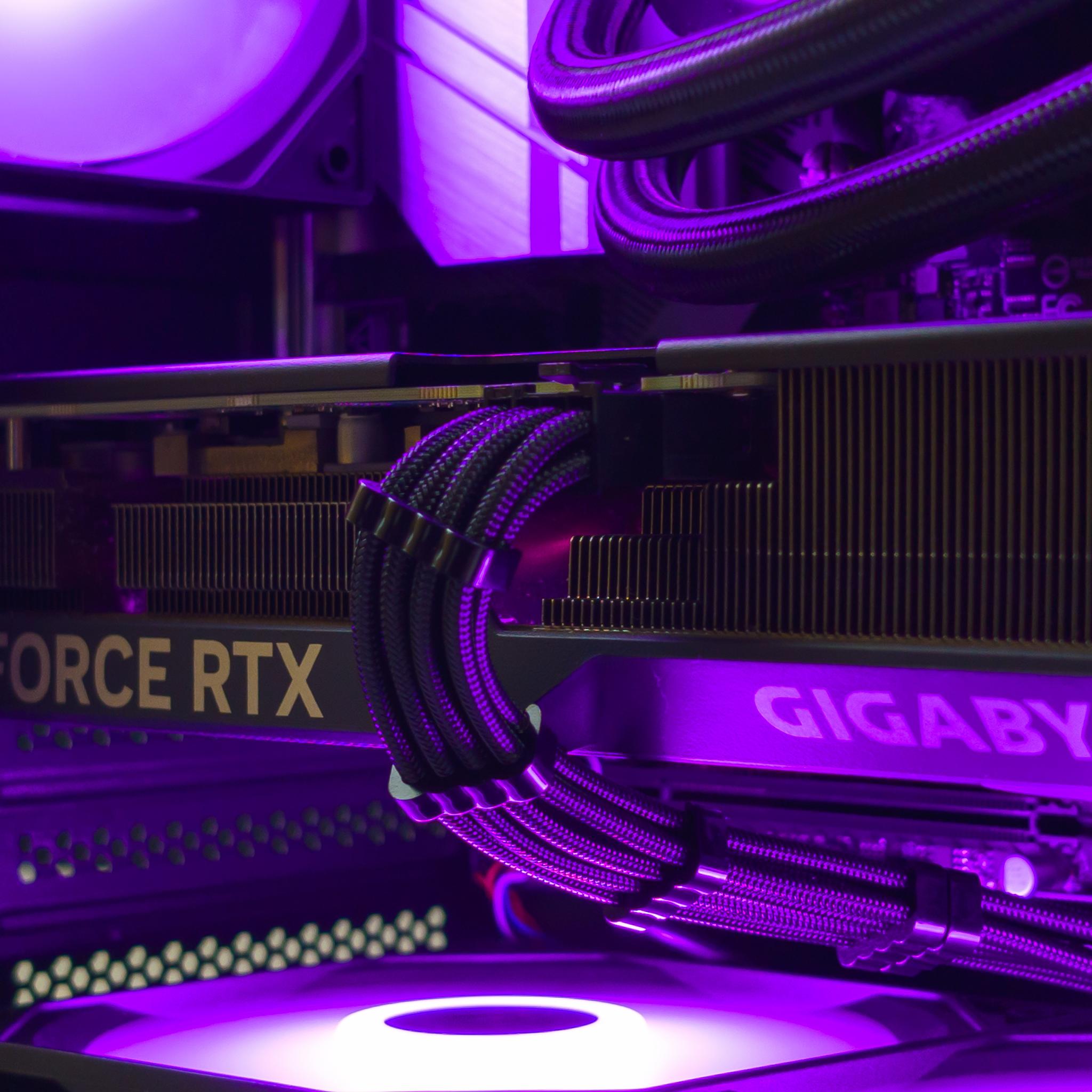 💜🖤 RTX 4070 / Ryzen 7 5800X / 32GB Gaming PC 💜🖤