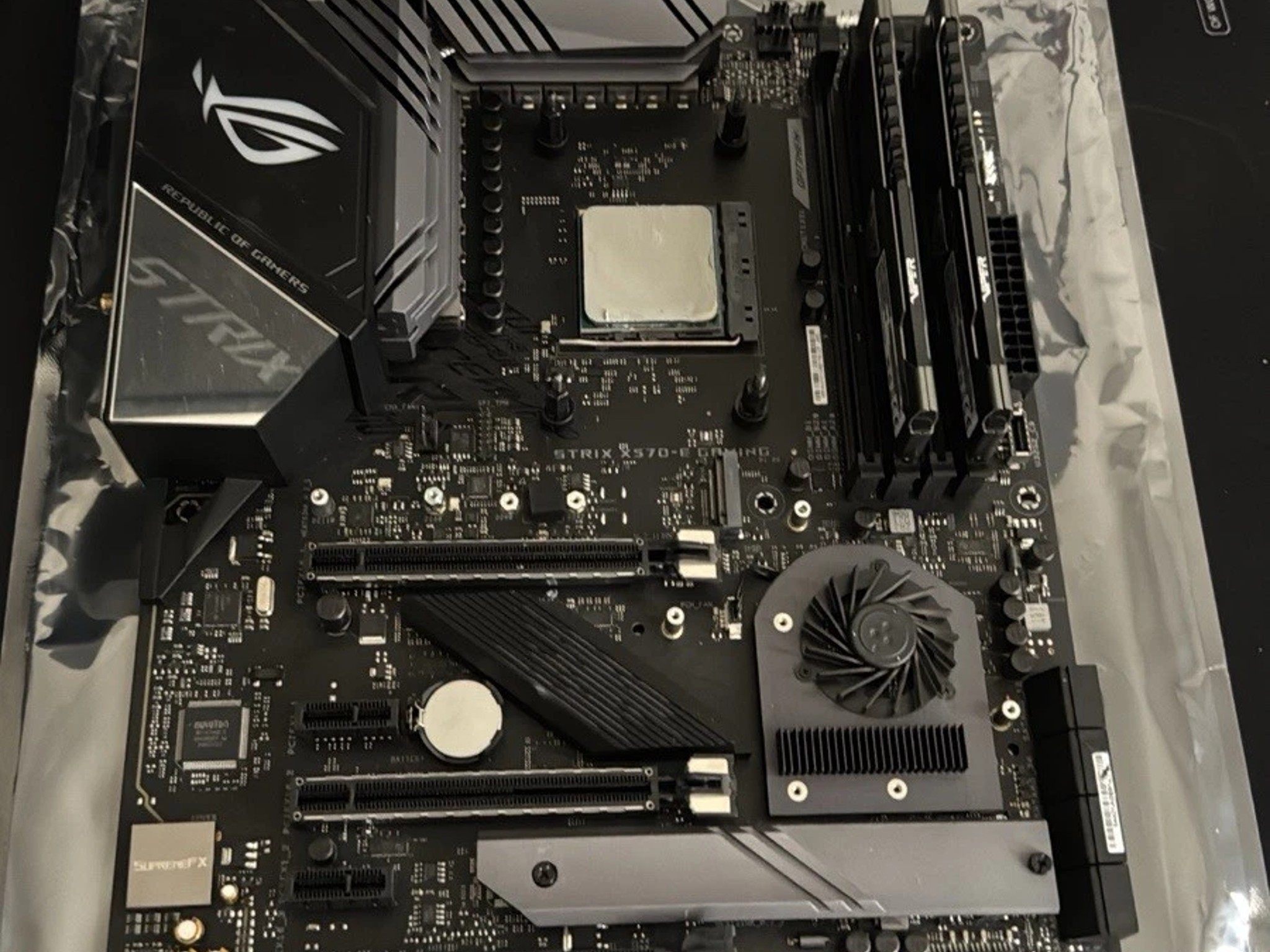 ASUS ROG STRIX X570-E GAMING ATX Motherboard, AMD CPU & RAM Combo