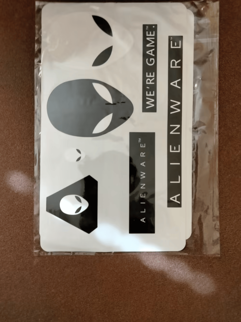 BNIB sealed Alienware stickers, small