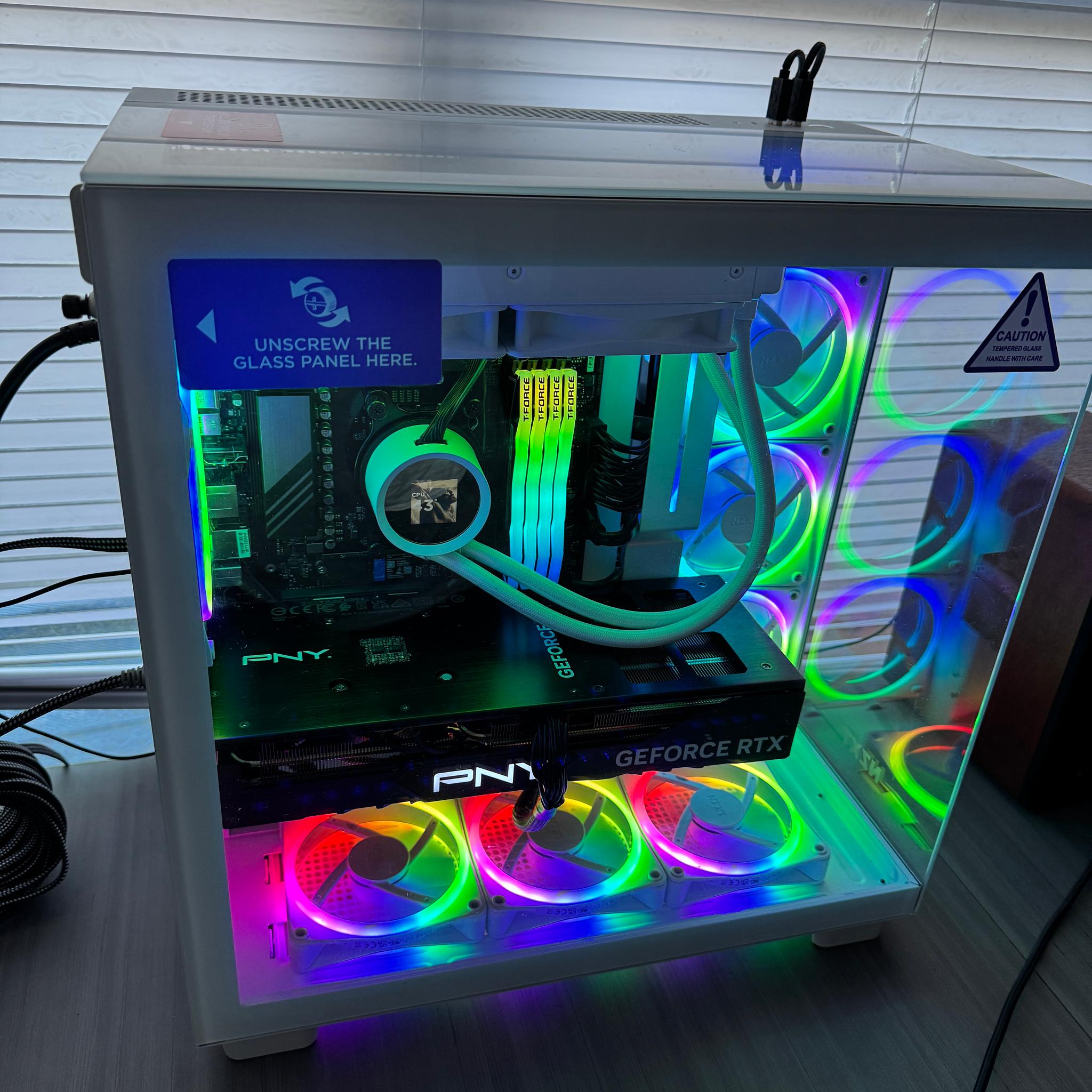 H9 White Case Ryzen 7 9800X3D - 4080 Super Custom Gaming PC Build