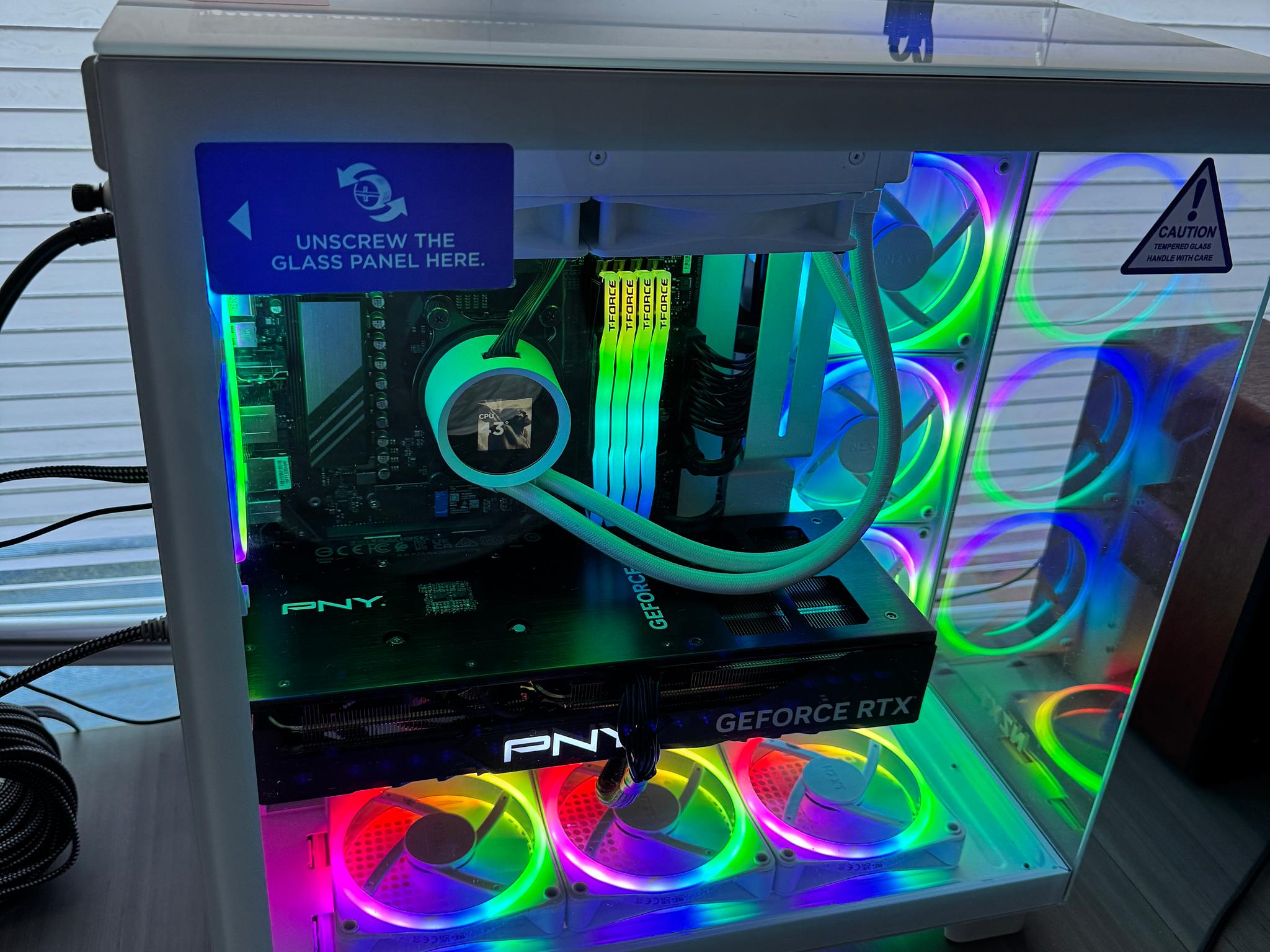 H9 White Case Ryzen 7 9800X3D - 4080 Super Custom Gaming PC Build