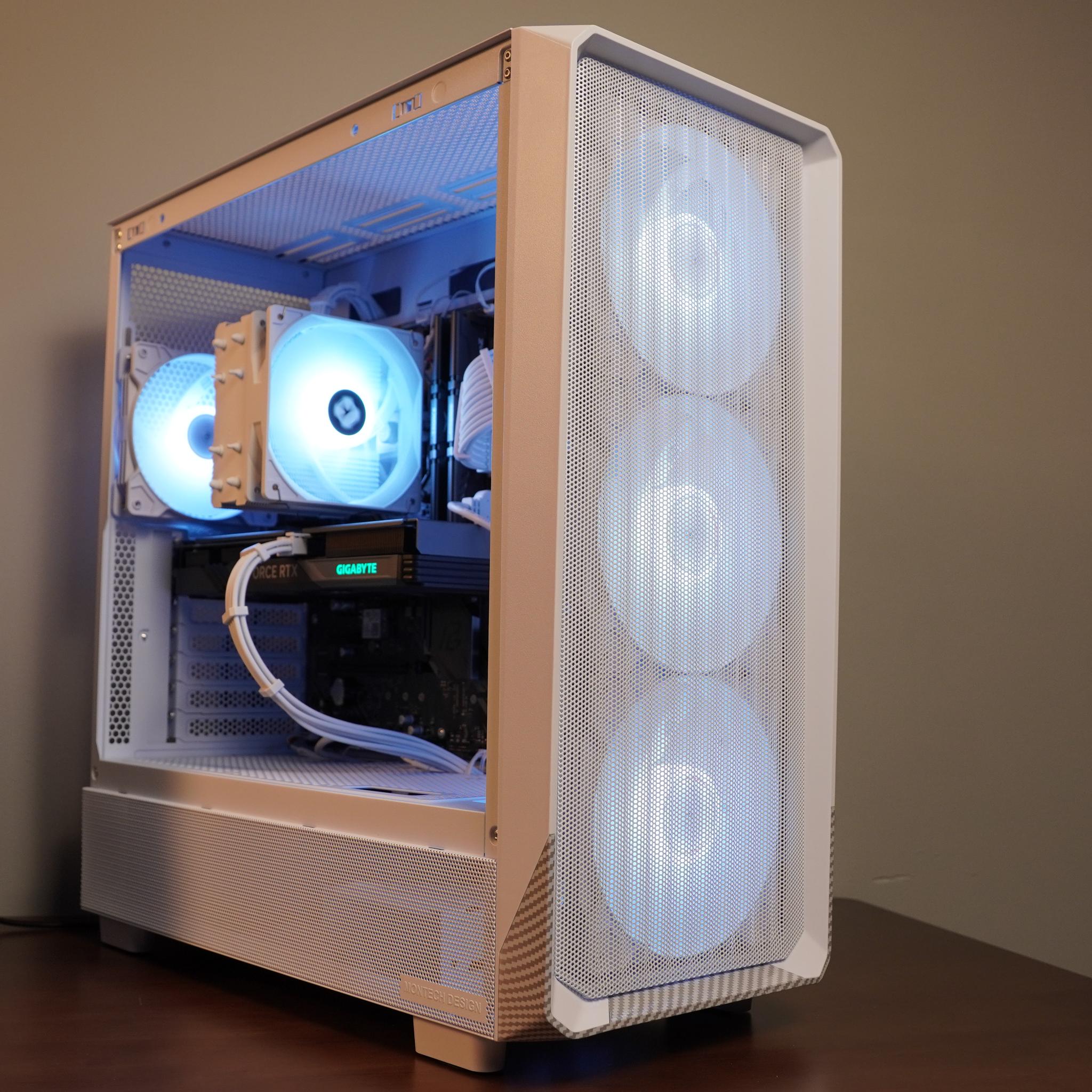 🤍ARCTIC🤍 1440p/1080p GAMING MACHINE 💚RTX 4060 🧡 Ryzen 5 3600 | 16GB | WIFI | WIN 11