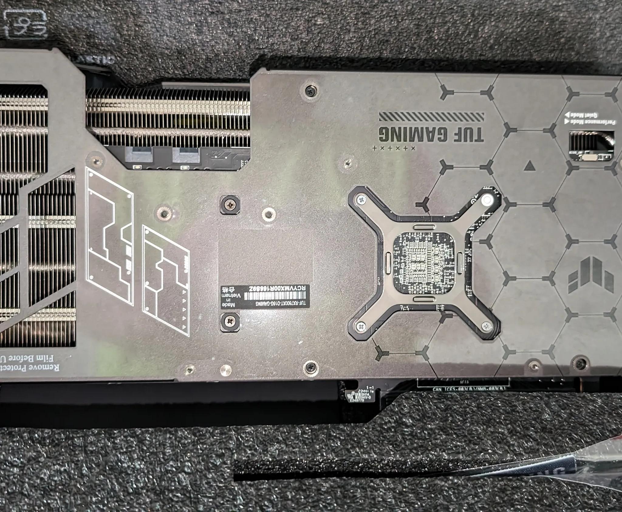 **5 days left until I return to Amazon** Asus TUF 7800 XT
