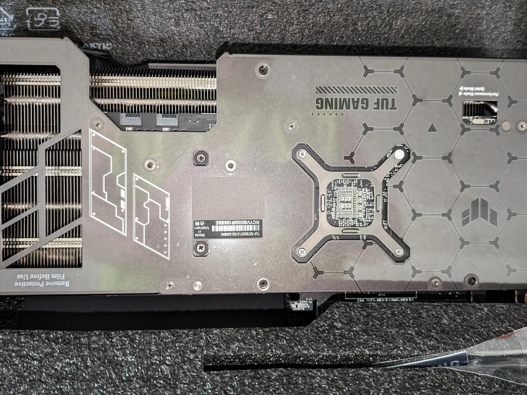 **5 days left until I return to Amazon** Asus TUF 7800 XT