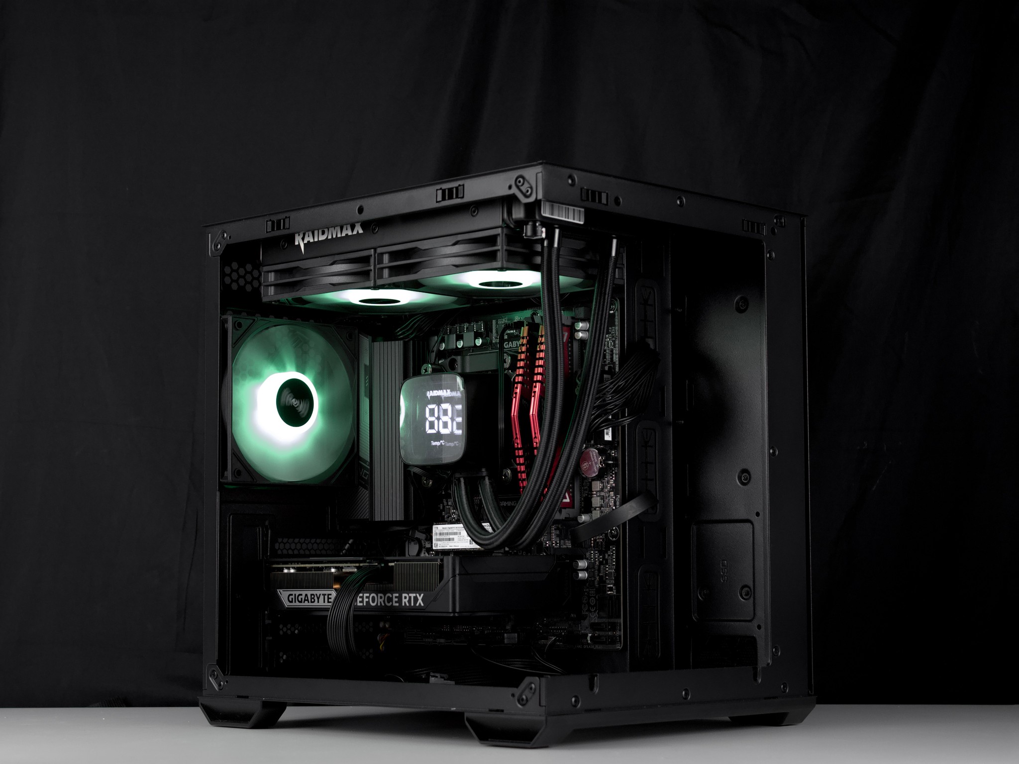 ♠️♥️Black Gaming PC – RTX 5060 TI, Ryzen 5 5600, 16GB RAM, 1TB SSD - WiFi, BlueTooth ♠️♥️