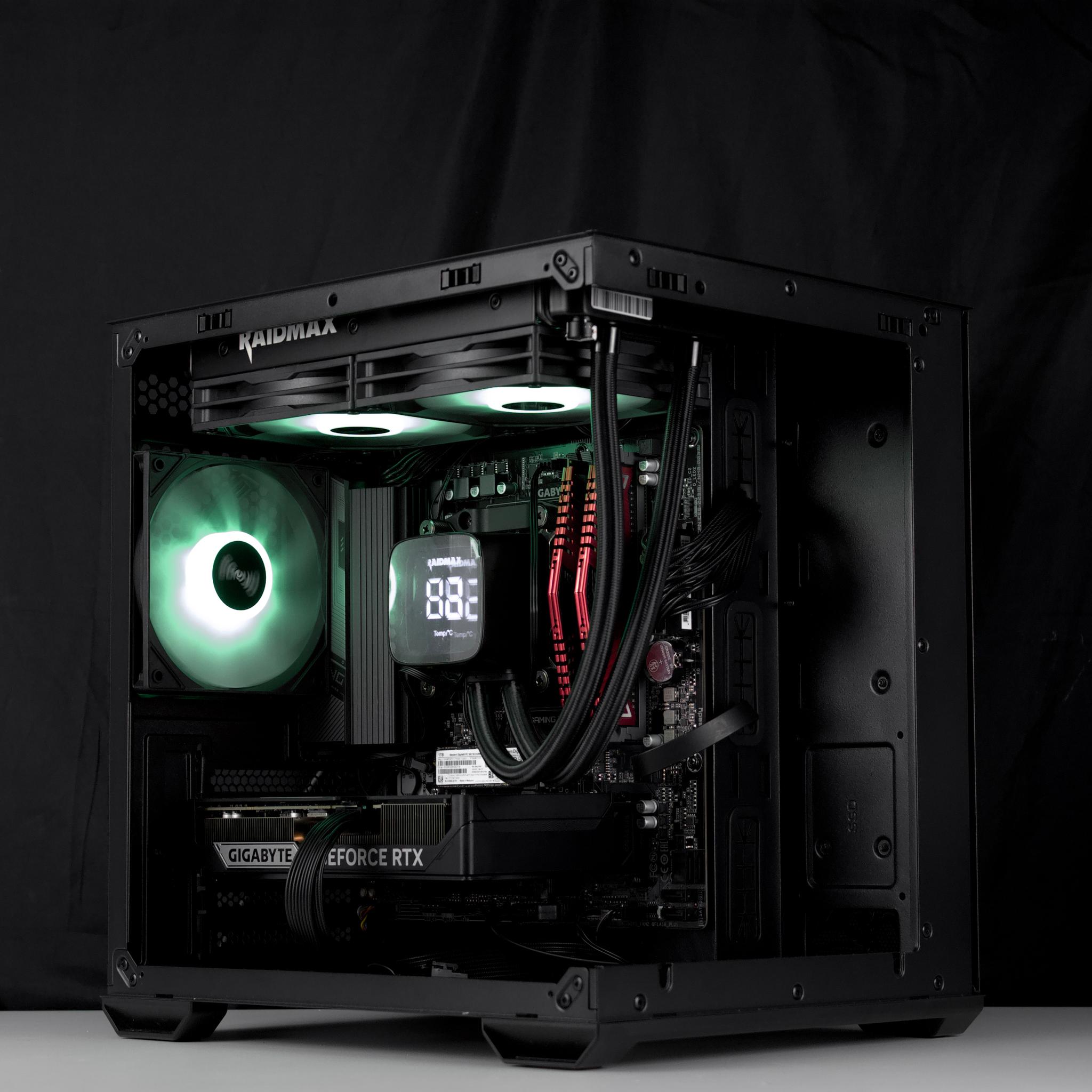 ♠️♥️Black Gaming PC – RTX 5060 TI, Ryzen 5 5600, 16GB RAM, 1TB SSD - WiFi, BlueTooth ♠️♥️