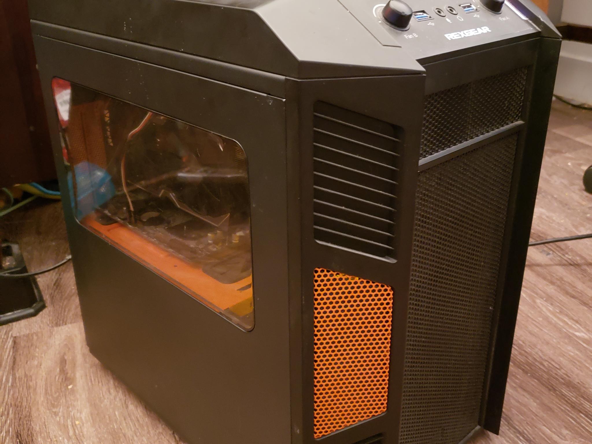 USED Custom PC, i5 8400 3.80GHz, GTX 1060 6gb, 256Gb SSD + 2TB HDD