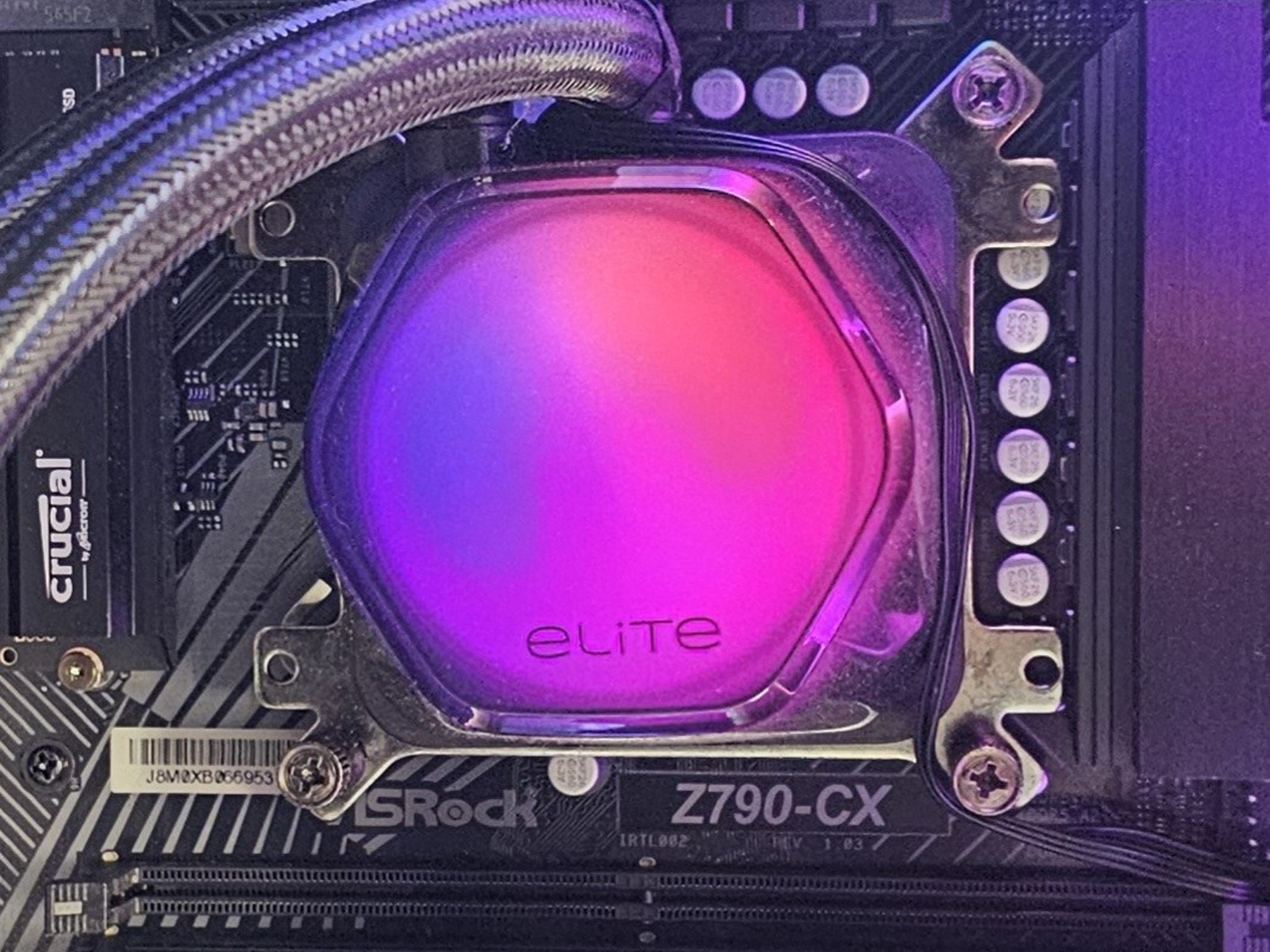240mm AIO ELITE RGB CPU Liquid Cooler for Intel LGA1700
