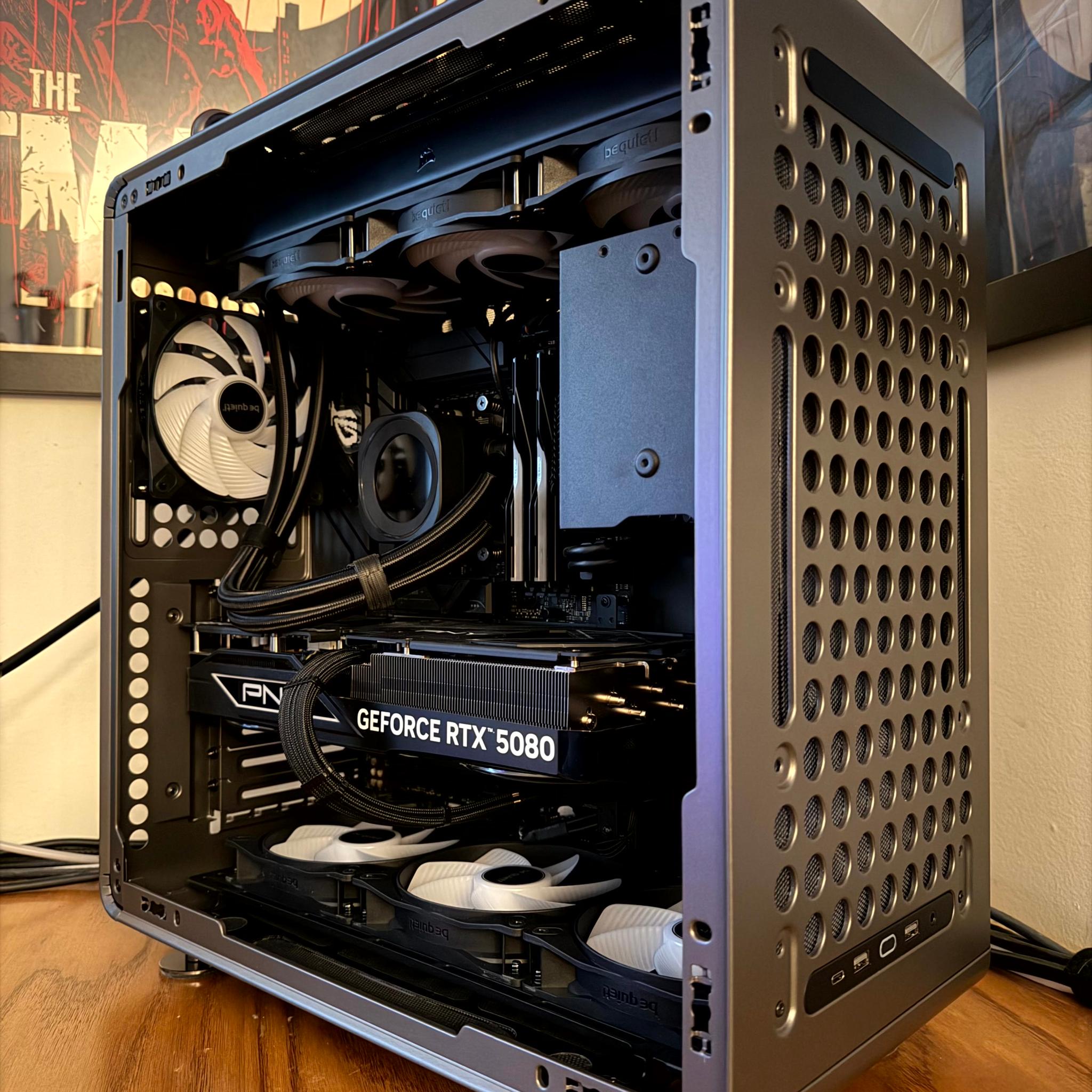 Iron Meteor - RTX 5080 OC | Ryzen 7 9850x3d | 32GB @6400MT | 2TB gen 5 NVMe  | 1000W Platinum PSU