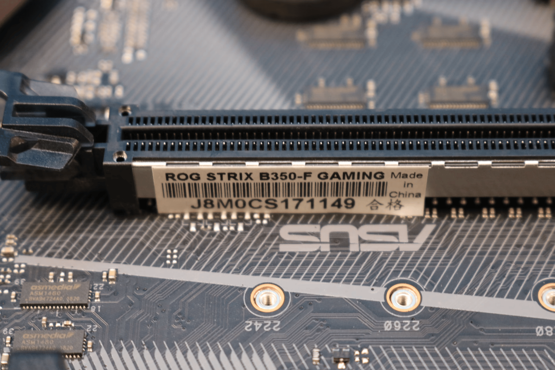 *Updated BIOS* ASUS ROG STRIX B350-F Gaming AMD Socket AM4 DDR4 ATX Desktop Motherboard No I/O