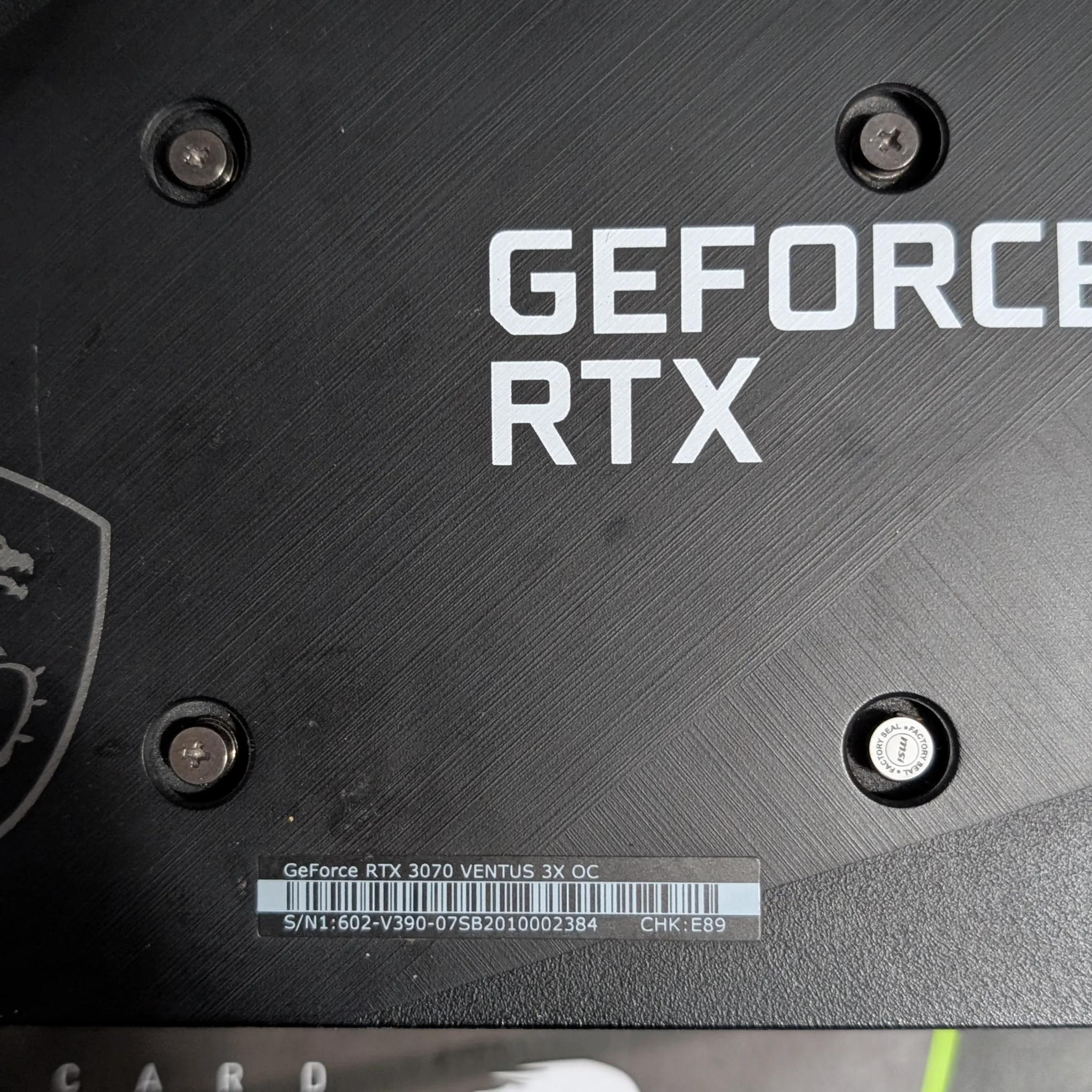 MSI RTX 3070 Ventus 3X OC