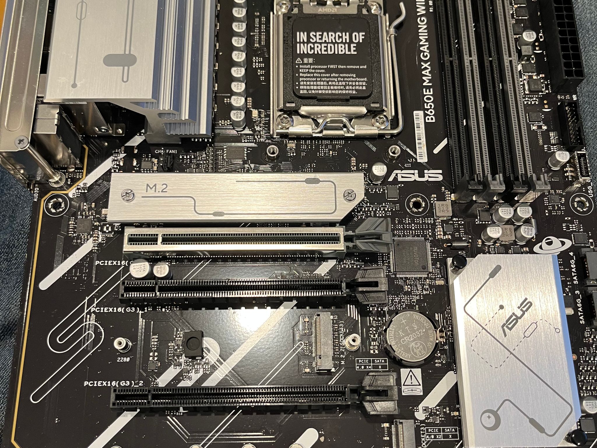 ASUS B650e Max Gaming WiFi - PCIe 5.0x16 slot!