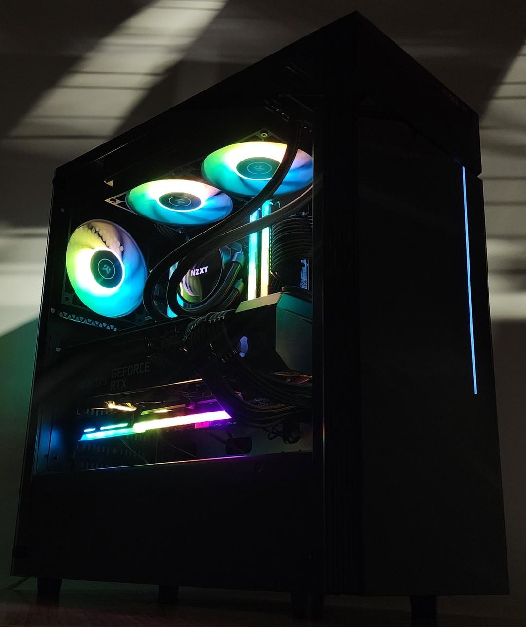 Gaming PC Ryzen 7 7700 32GB RAM 2TB SSD RTX 3080 10GB Windows 11 Computer