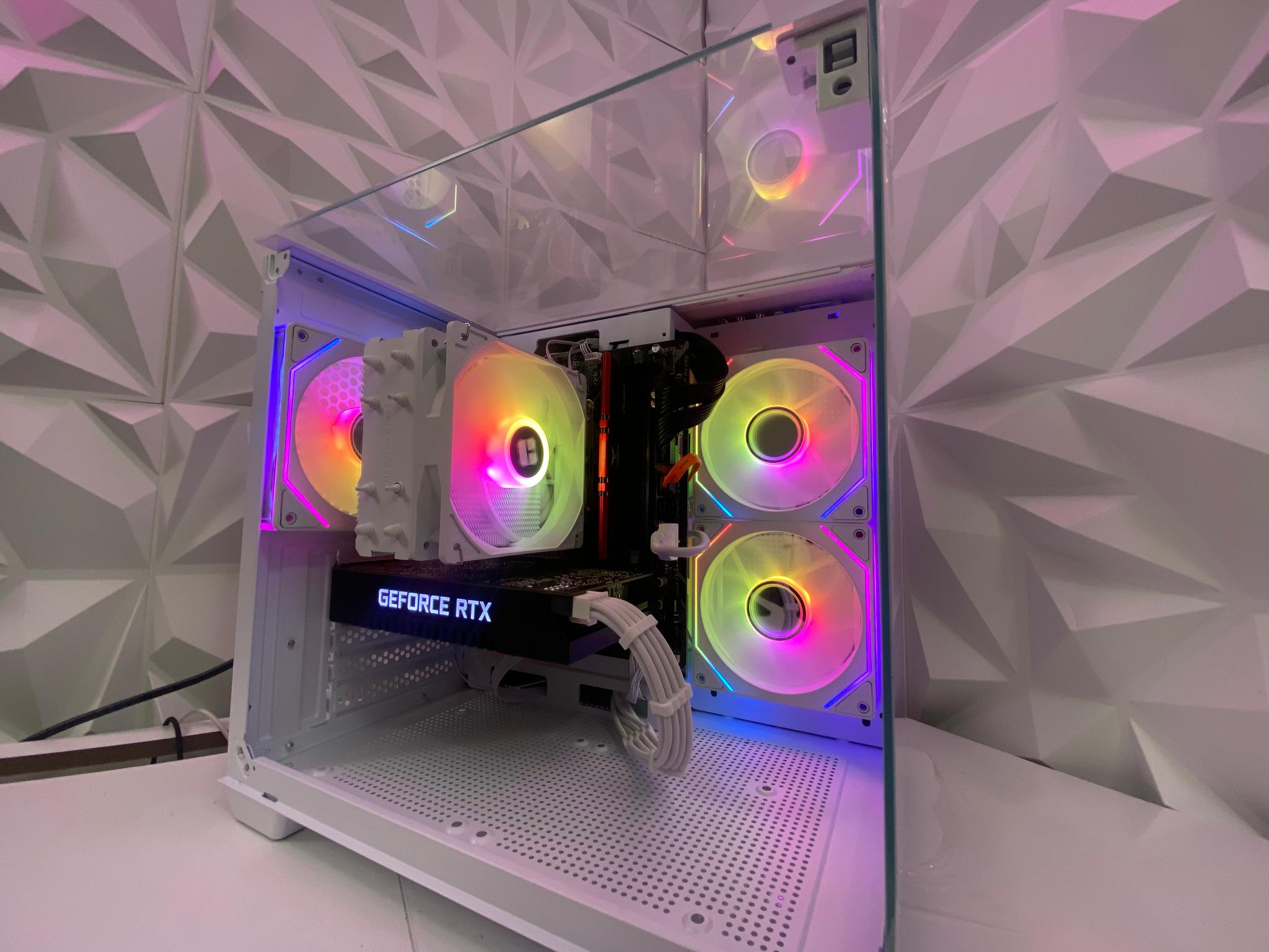 🎅🎅 White Elite Build – intel i5 8500 + RTX 2060 6GB | 1080P/1440P High FPS Ready