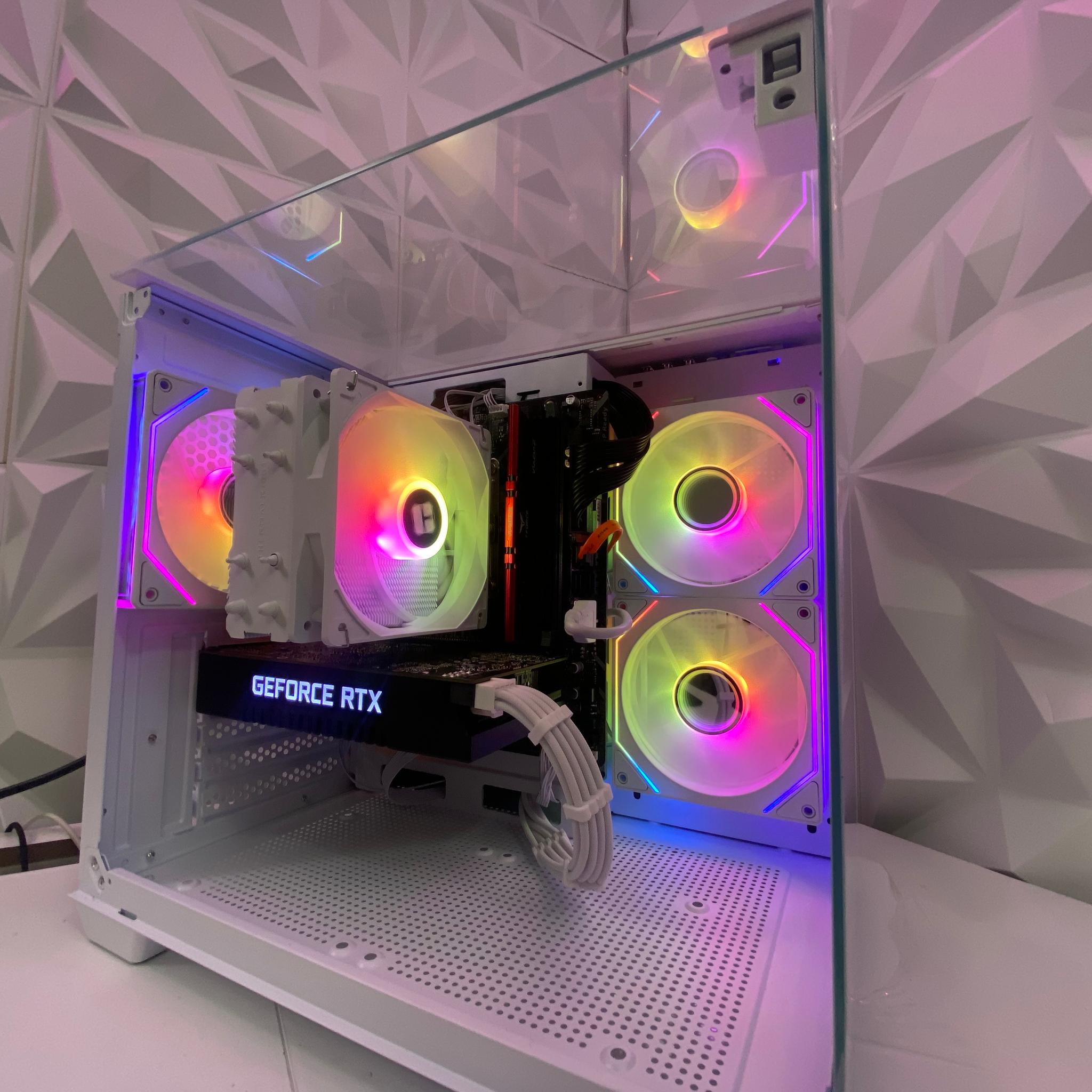 🎅🎅 White Elite Build – intel i5 8500 + RTX 2060 6GB | 1080P/1440P High FPS Ready