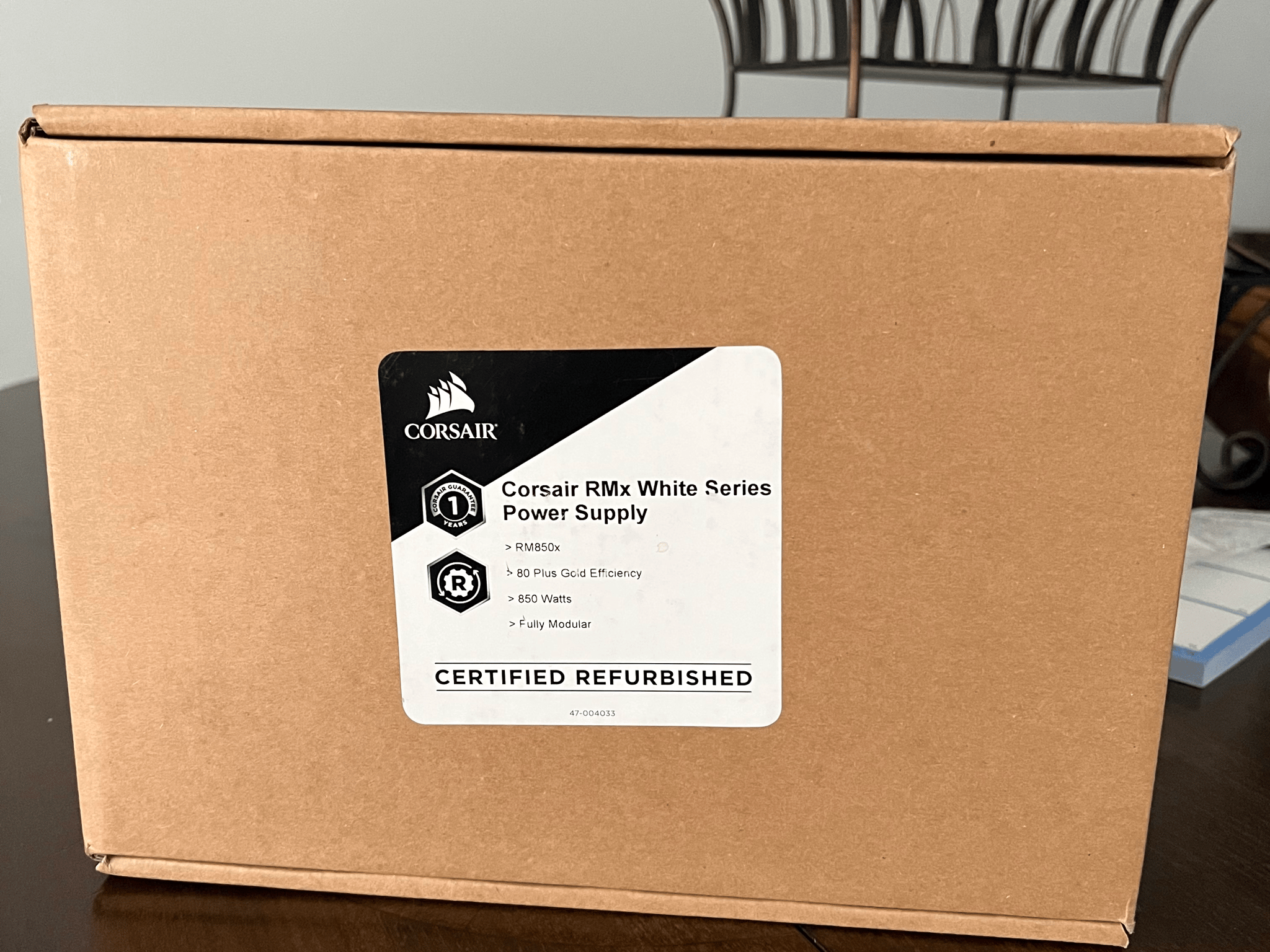 BNIB Refurb Corsair RM850X 80+ Gold Modular Power Supply - White