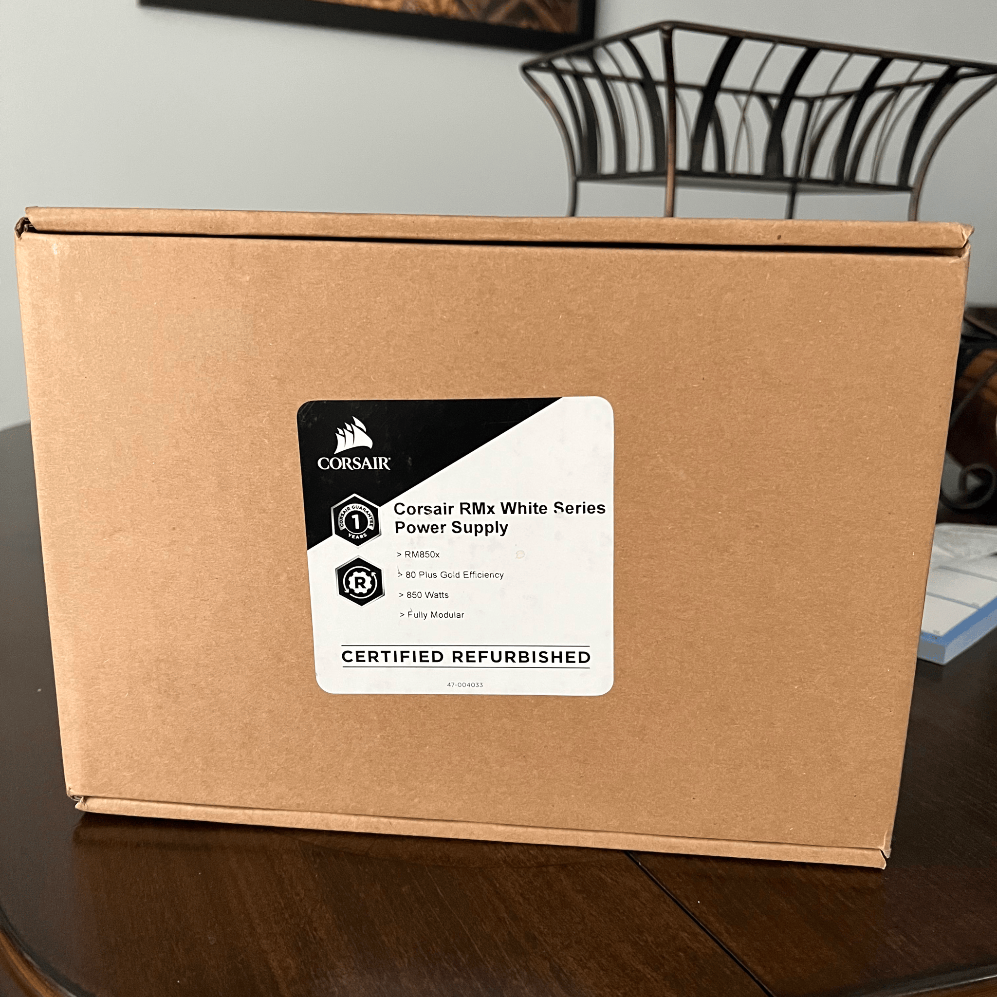 BNIB Refurb Corsair RM850X 80+ Gold Modular Power Supply - White