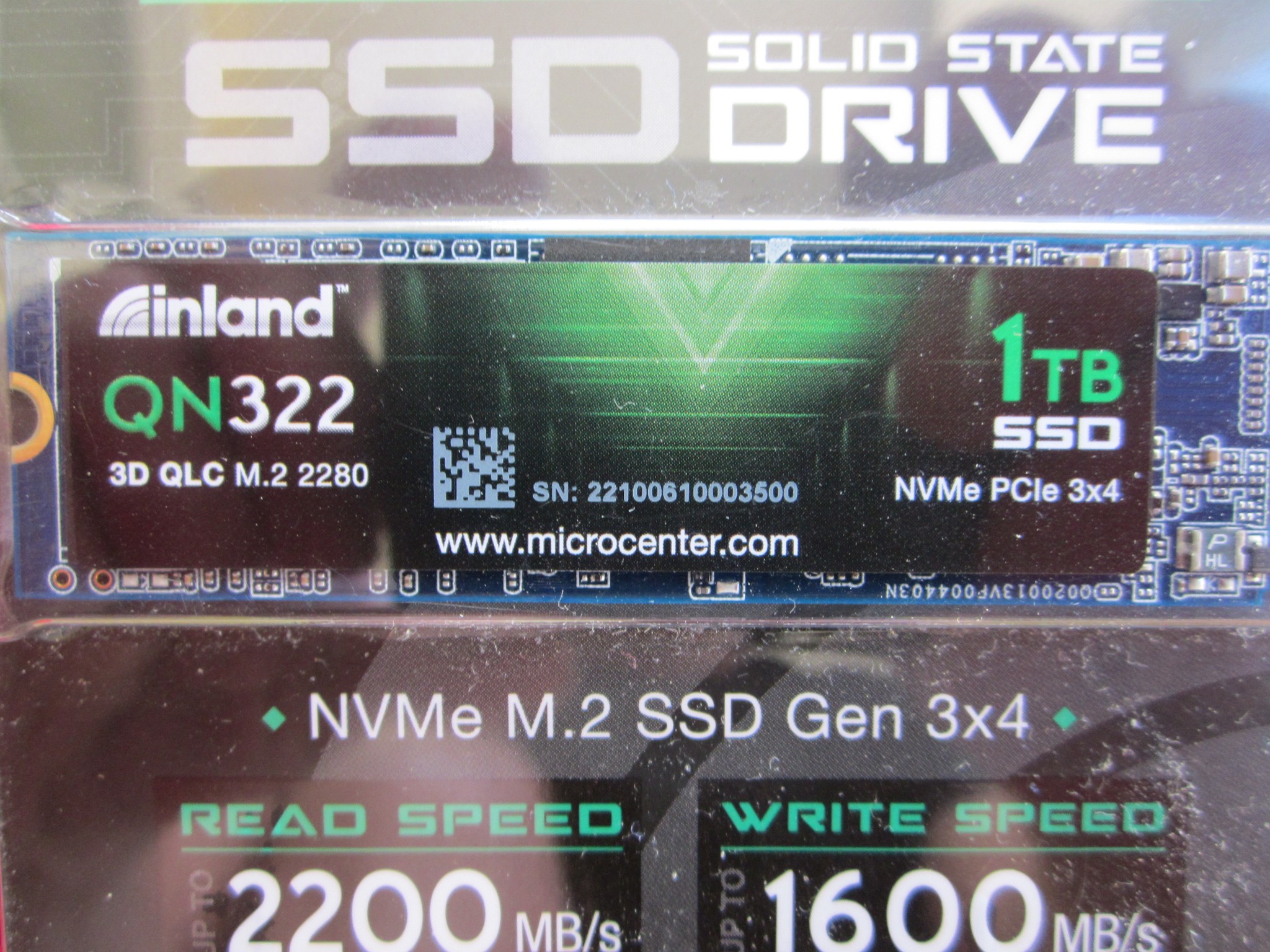 New Sealed Inland QN322 M.2 NVME 1TB SSD