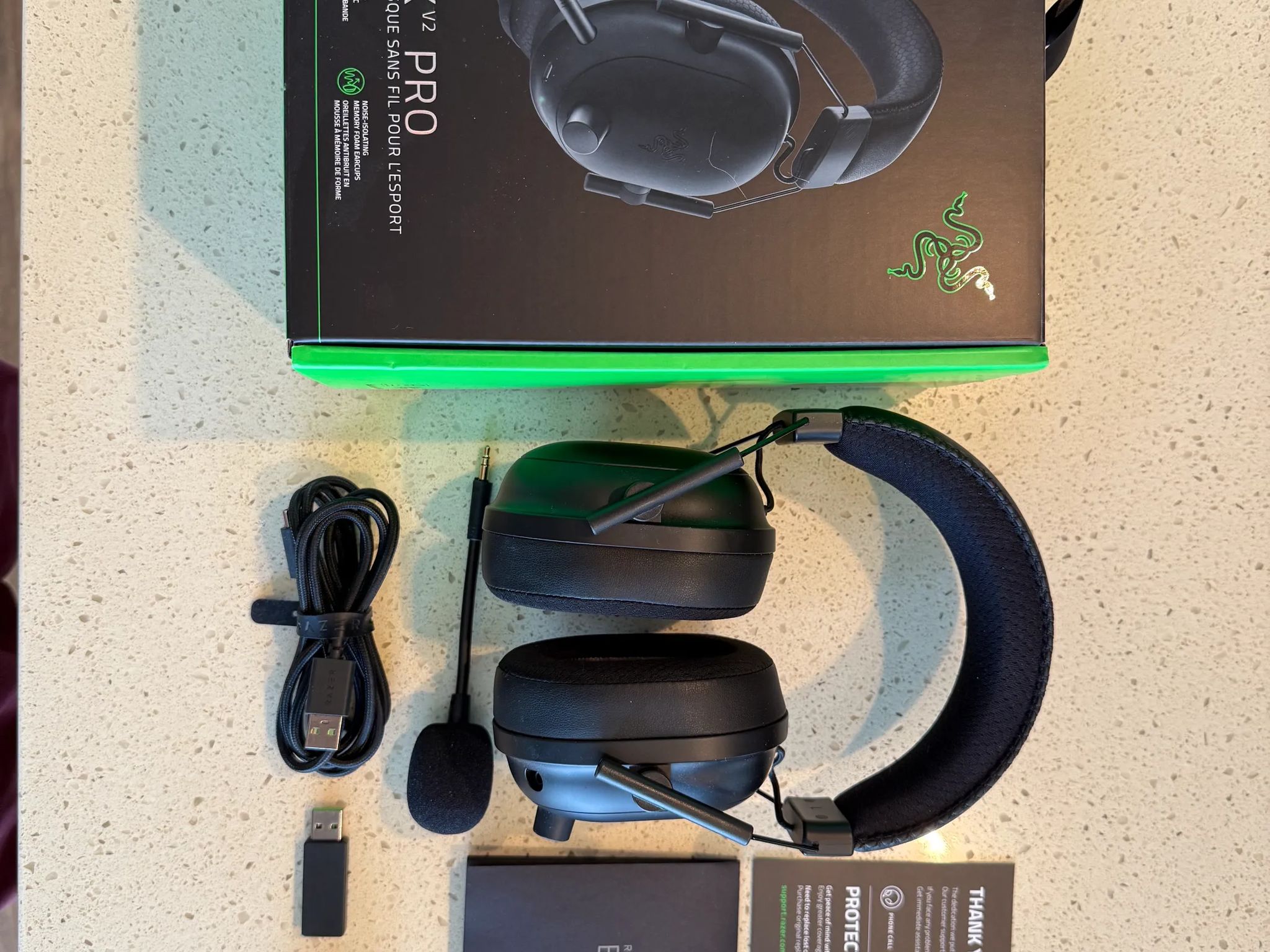 Razer BlackShark V2 Pro 2023 with Wicked Cushions Cooling Gel Cushions