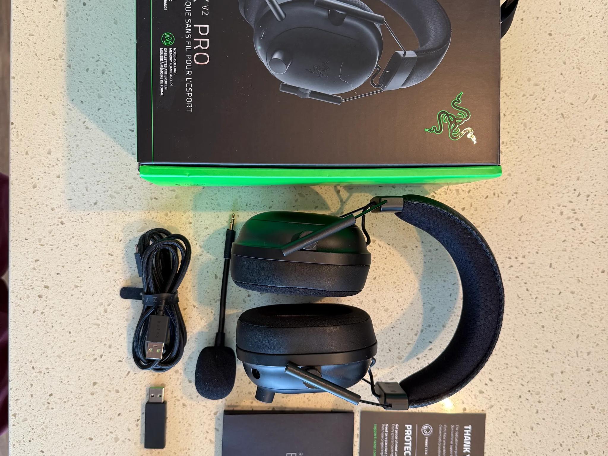 Razer BlackShark V2 Pro 2023 with Wicked Cushions Cooling Gel Cushions