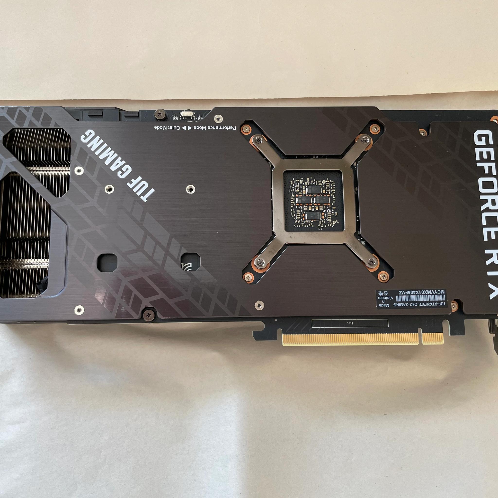 Asus TUF OC Nvidia 3070 Ti 8 GB