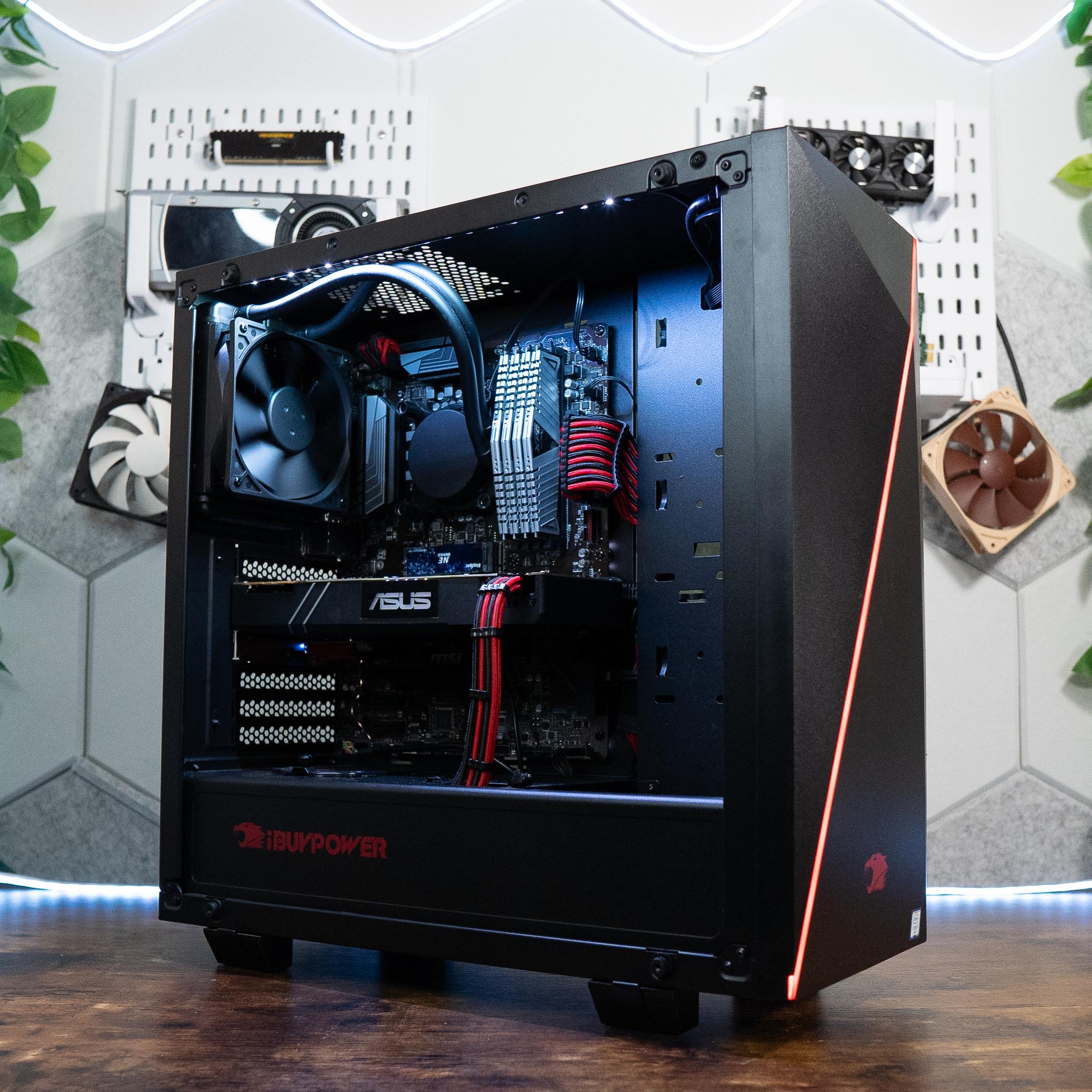 🩸🩸 | ASUS GTX 1070Ti 8GB | INTEL i7 8700K | 32GB RAM | 2TB | iBuyPower - Ruby Rocket