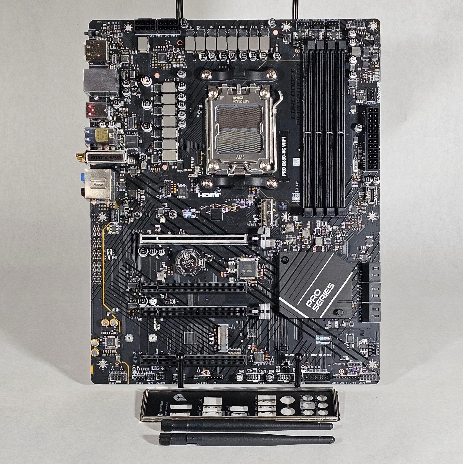 MSI PRO B650-VC WIFI (MS-7D78) AMD AM5 ATX Motherboard - Ready to Ship