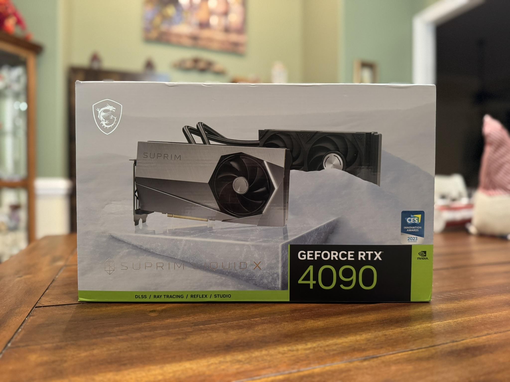 MSI GeForce RTX 4090 SUPRIM LIQUID X 24GB GDDR6X Graphics Card