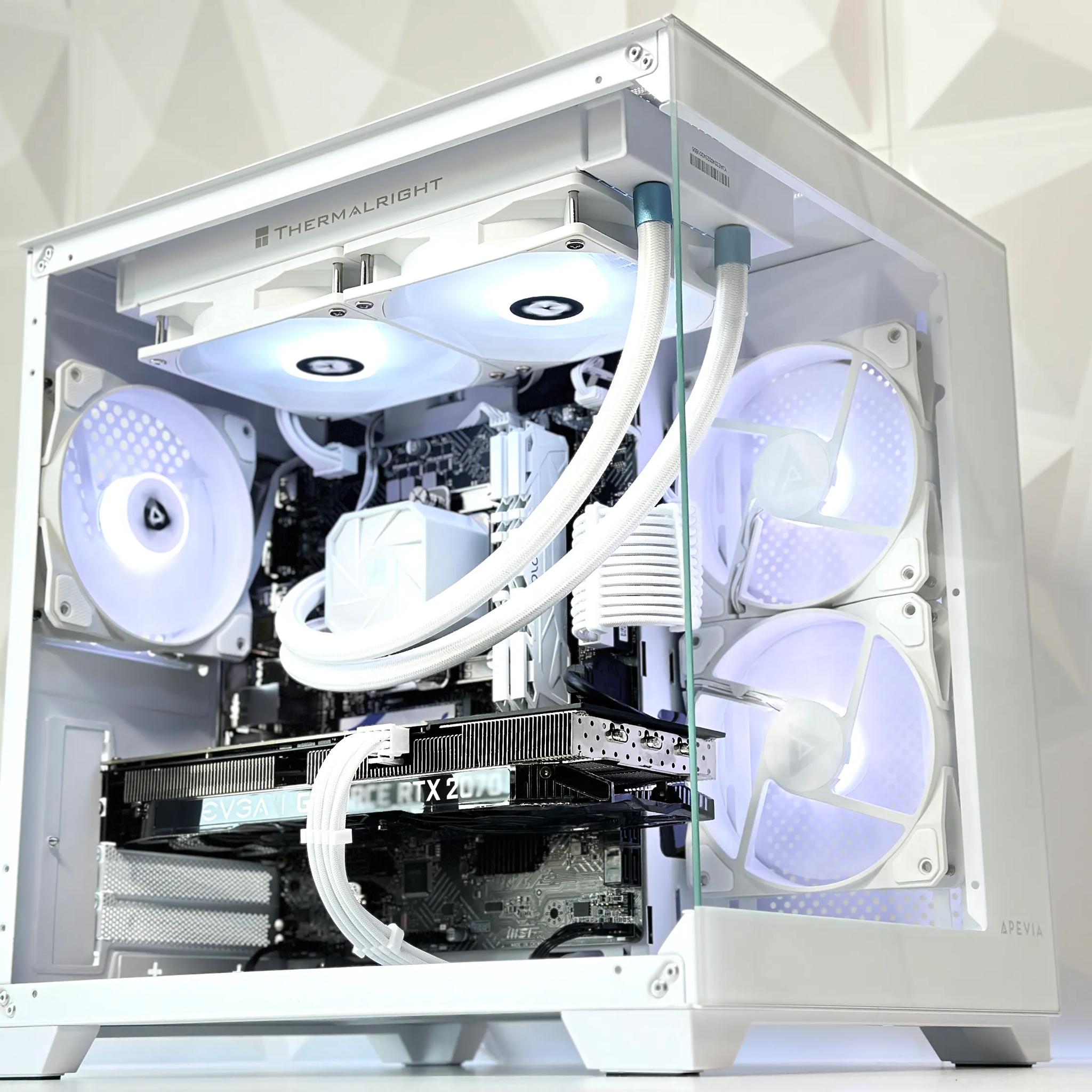 🐻‍❄️⛰️||Liquid Cooled Gaming PC❄️Nvidia RTX 2070 8GB❄️AMD Ryzen 5 3500X❄️16GB DDR4❄️512GB NVME