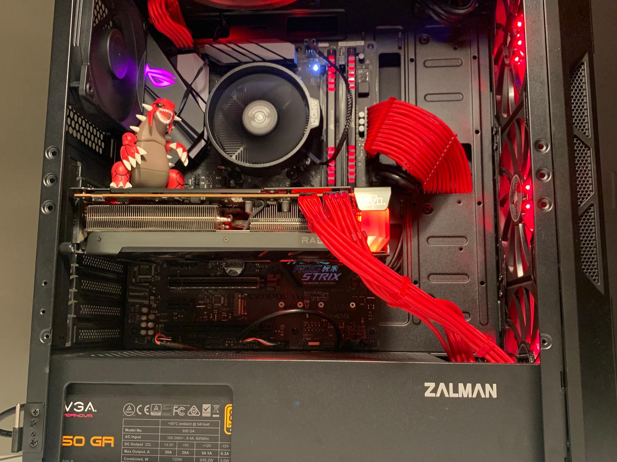 6600 XT + Ryzen 5 3600 Red Devil CUSTOM BUILD - All AMD Gaming PC - Comes with Groudon Figurine!!!