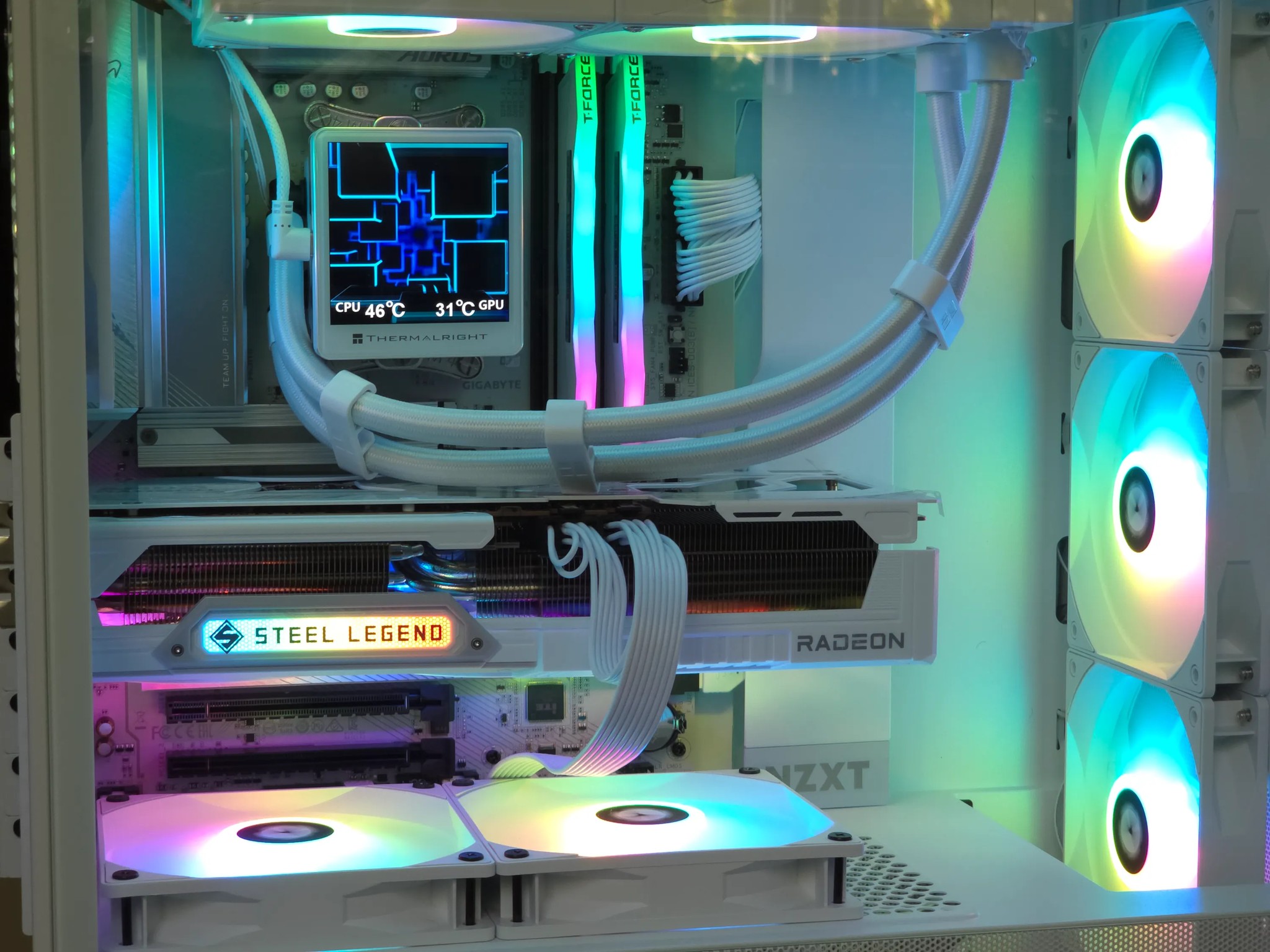 All AMD I All-White 4K Gaming PC | RX 9070 XT 16 GB |  Ryzen 7 7700X |32GB | 2TB | 2 Year Warranty