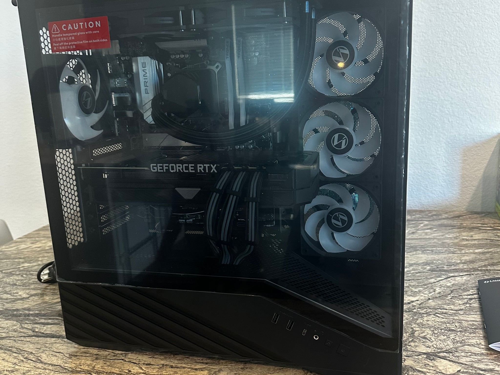 GeForce RTX 3080 12GB Custom Gaming PC - Ryzen 5 9600X