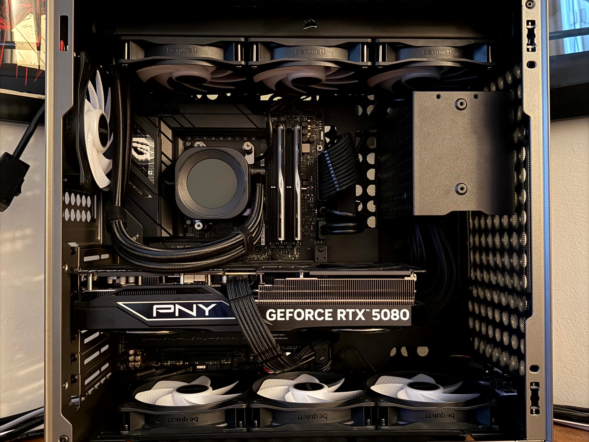 Iron Meteor - RTX 5080 OC | Ryzen 7 9850x3d | 32GB @6400MT | 2TB gen 5 NVMe  | 1000W Platinum PSU