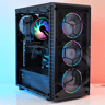 BLUE BUDGET RGB GAMING PC | Intel Core I5-3570K | PNY GeForce GTX 670 | Corsair XMS3 16gb 